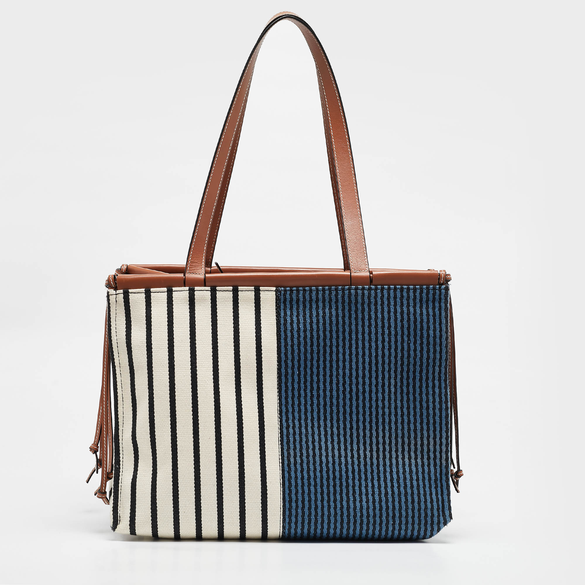 Loewe x Paula`s Ibiza Multicolor Stripe Cushion Tote 