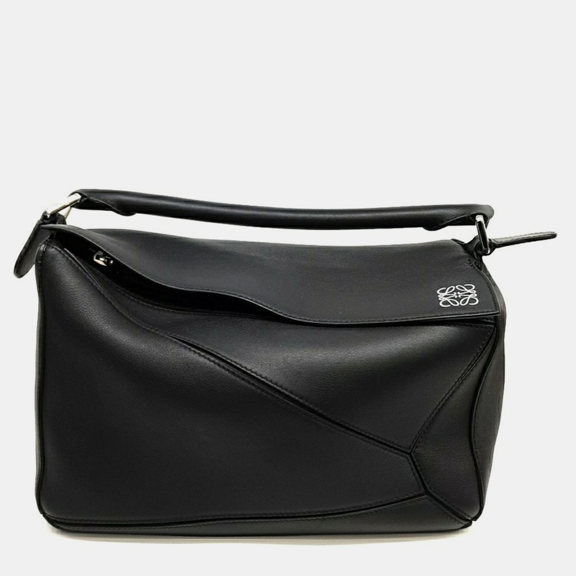 

Loewe Black Leather puzzle bag