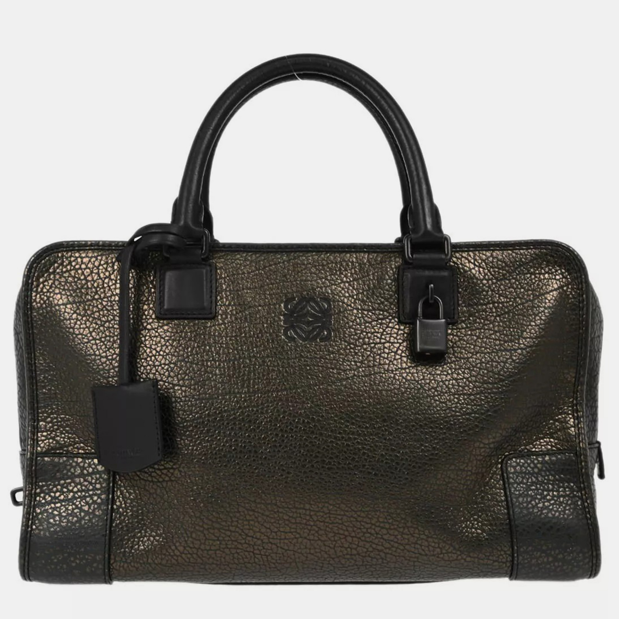 

Loewe Black Leather Amazona 36 Handbag