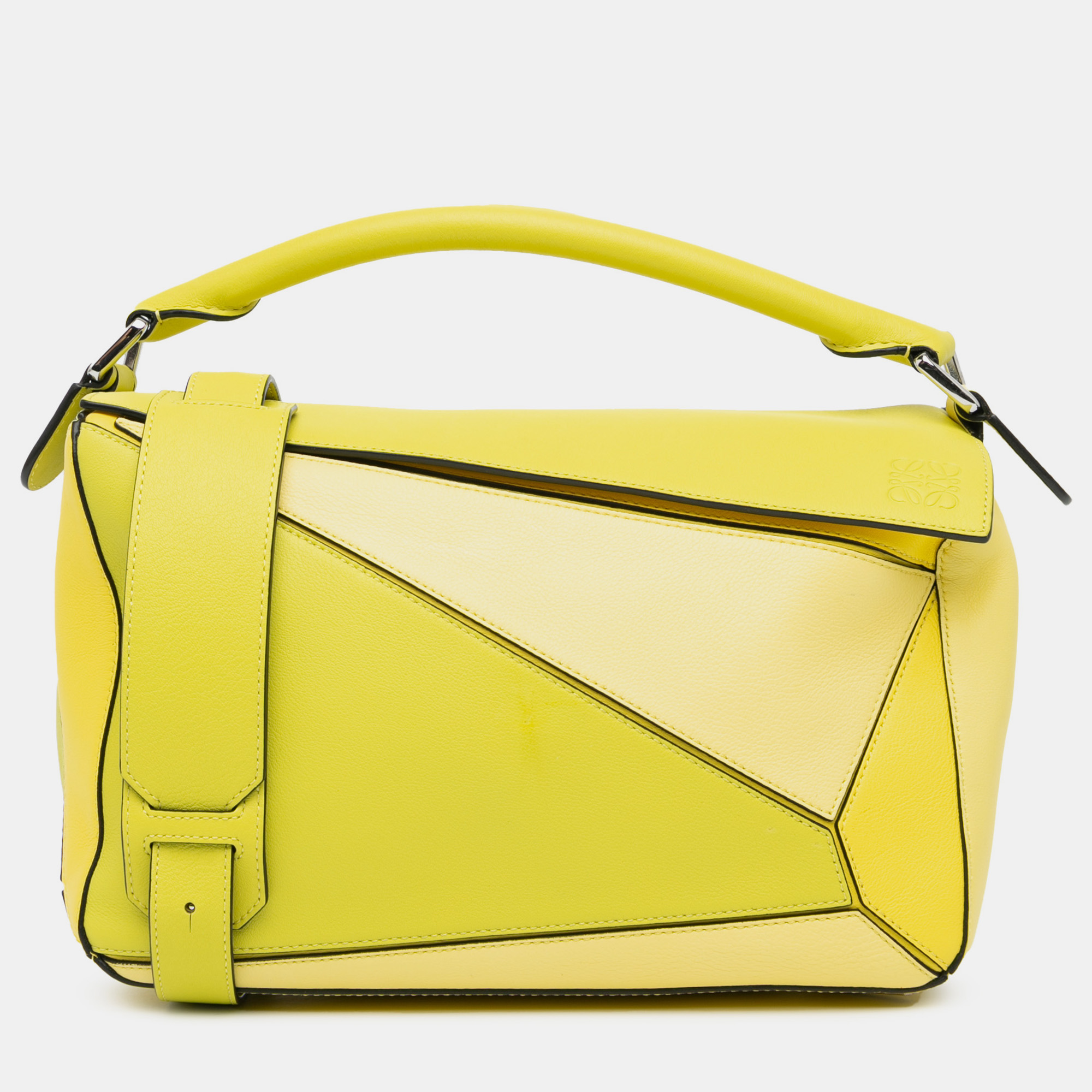 

Loewe Yellow Medium Puzzle Bag