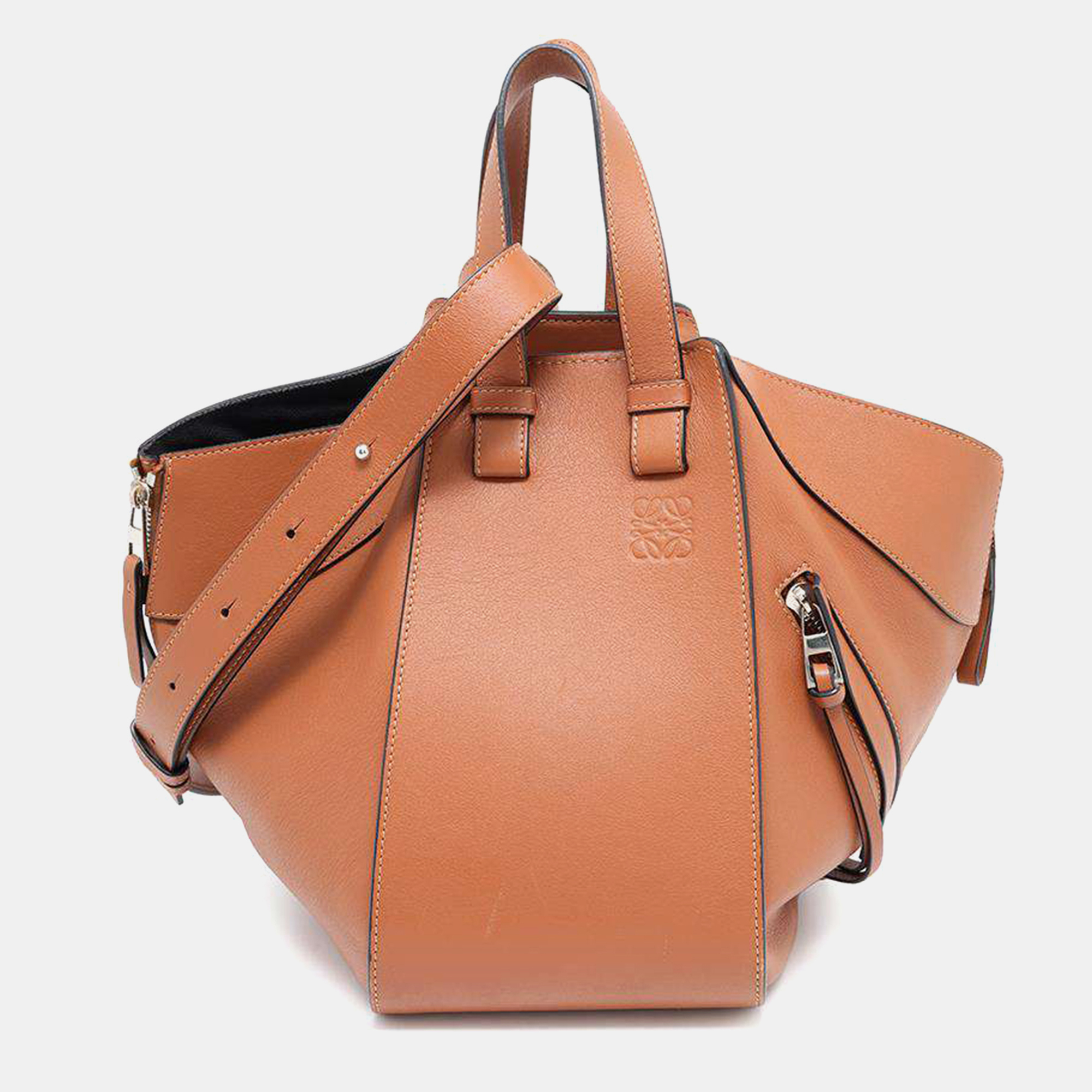 

Loewe Hammock Shoulder Bag Tan Leather Size Small