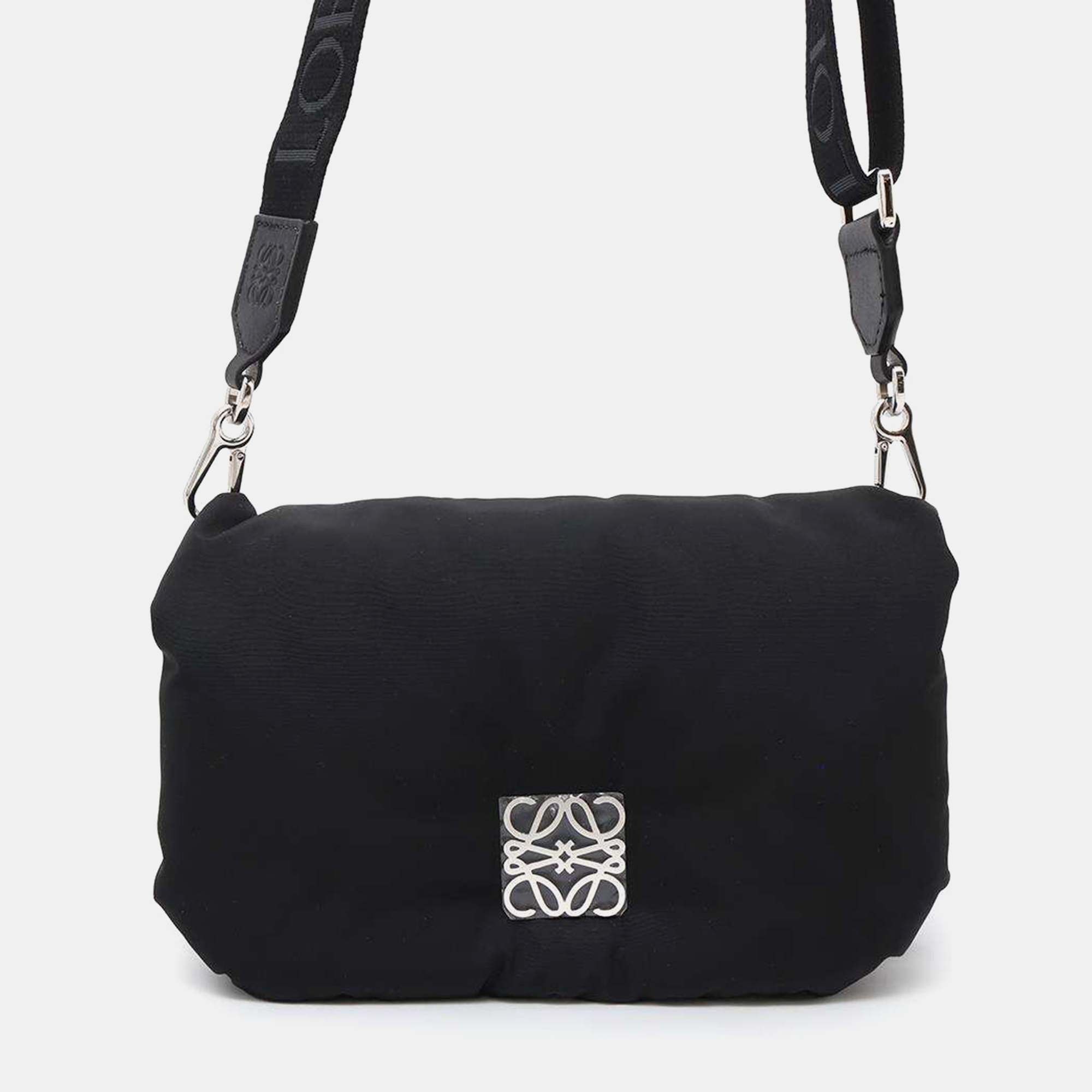 

Loewe Black Nylon Mini Goya Puffer Shoulder Bag