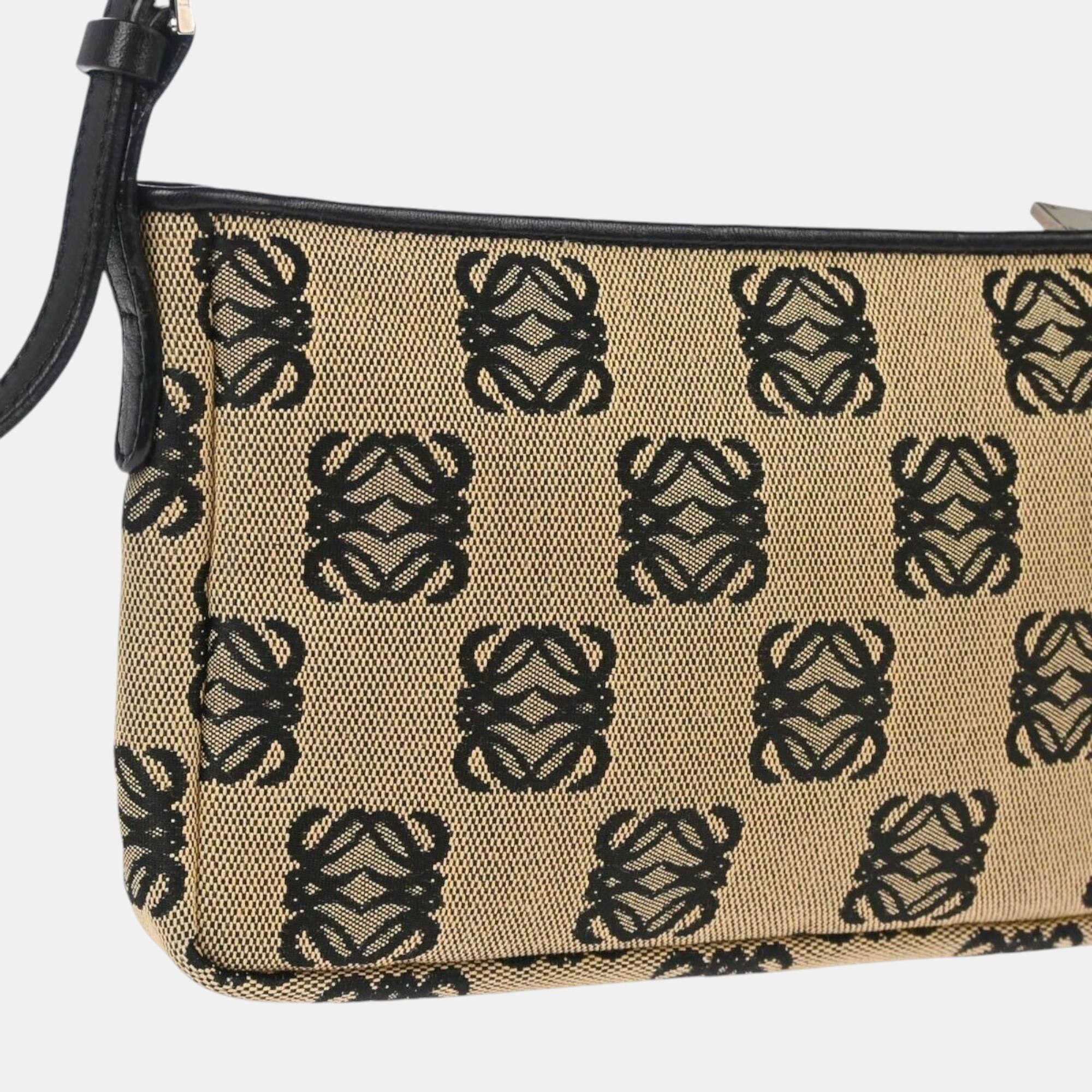 Loewe Beige Canvas Handbag 