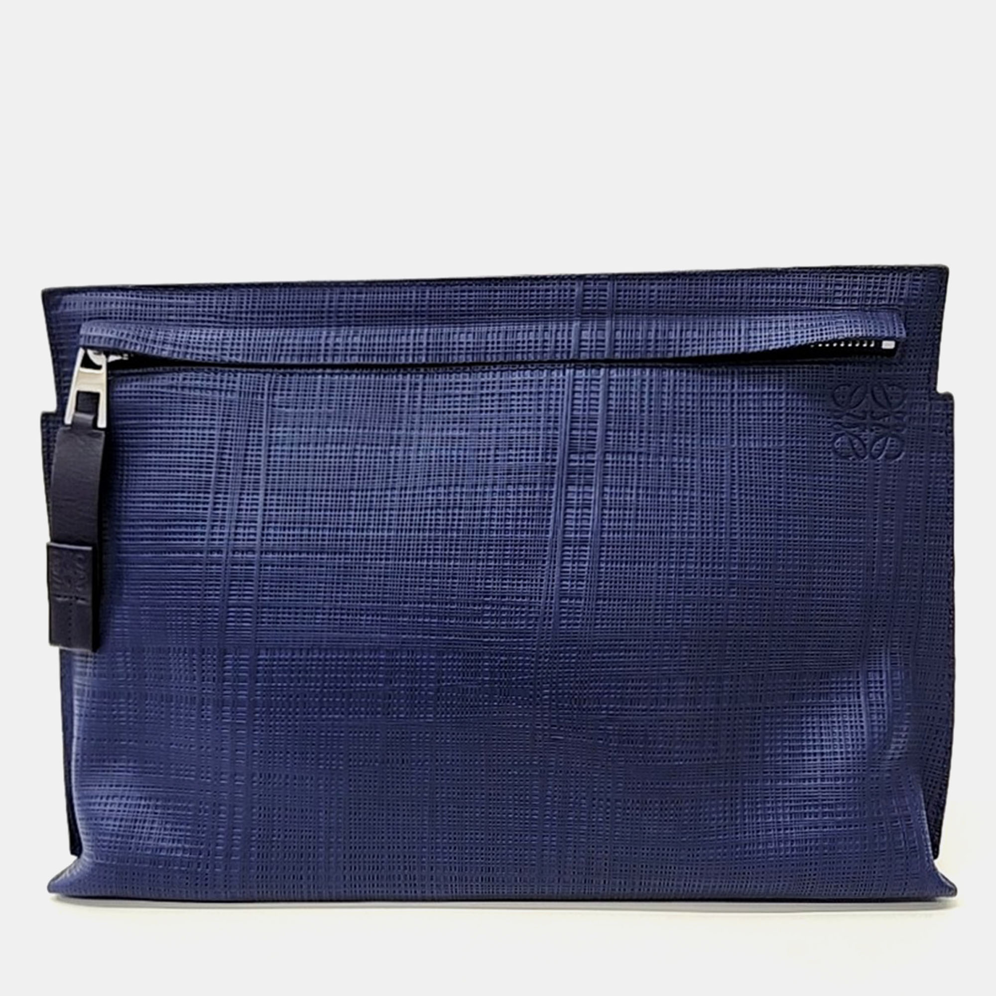 

Loewe Blue Leather clutch