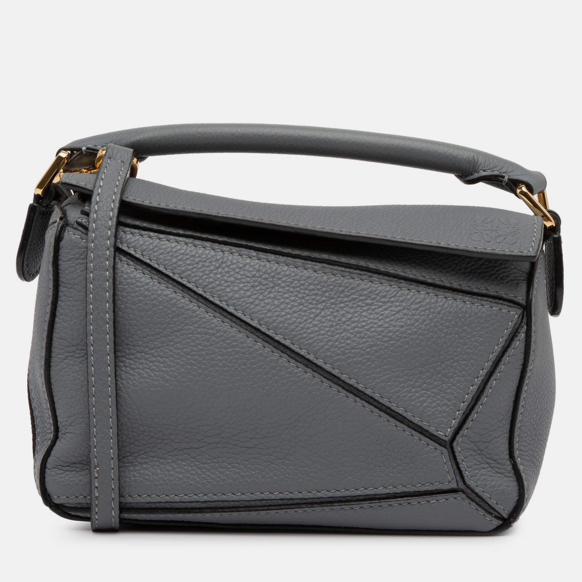 

Loewe Grey Mini Puzzle Satchel Bag