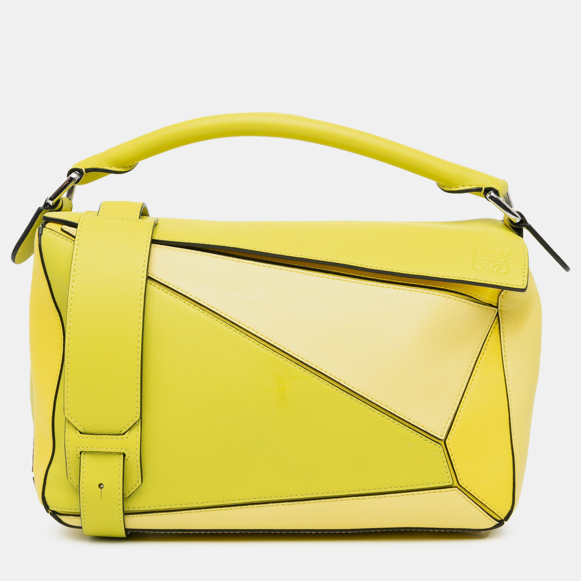 

Loewe Yellow Medium Puzzle Bag