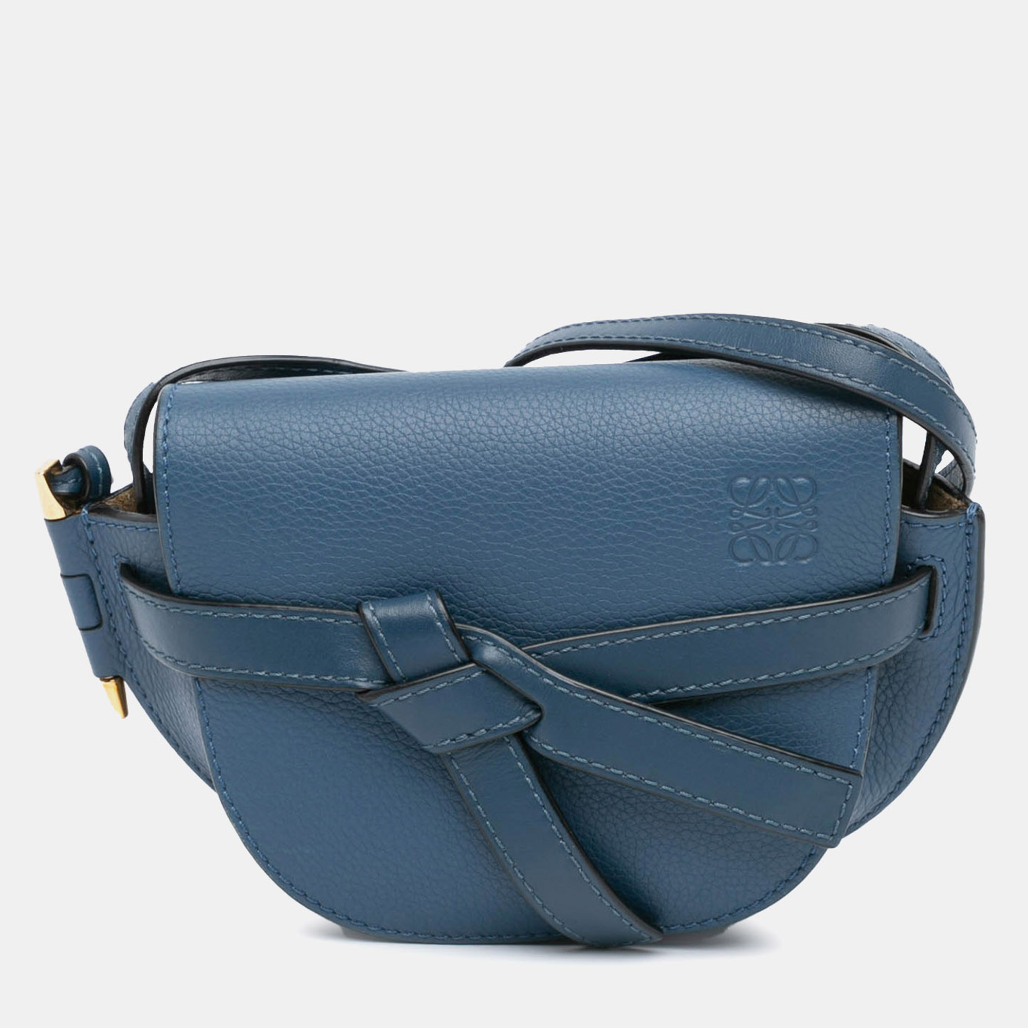 

Loewe Blue Mini Leather Gate Crossbody