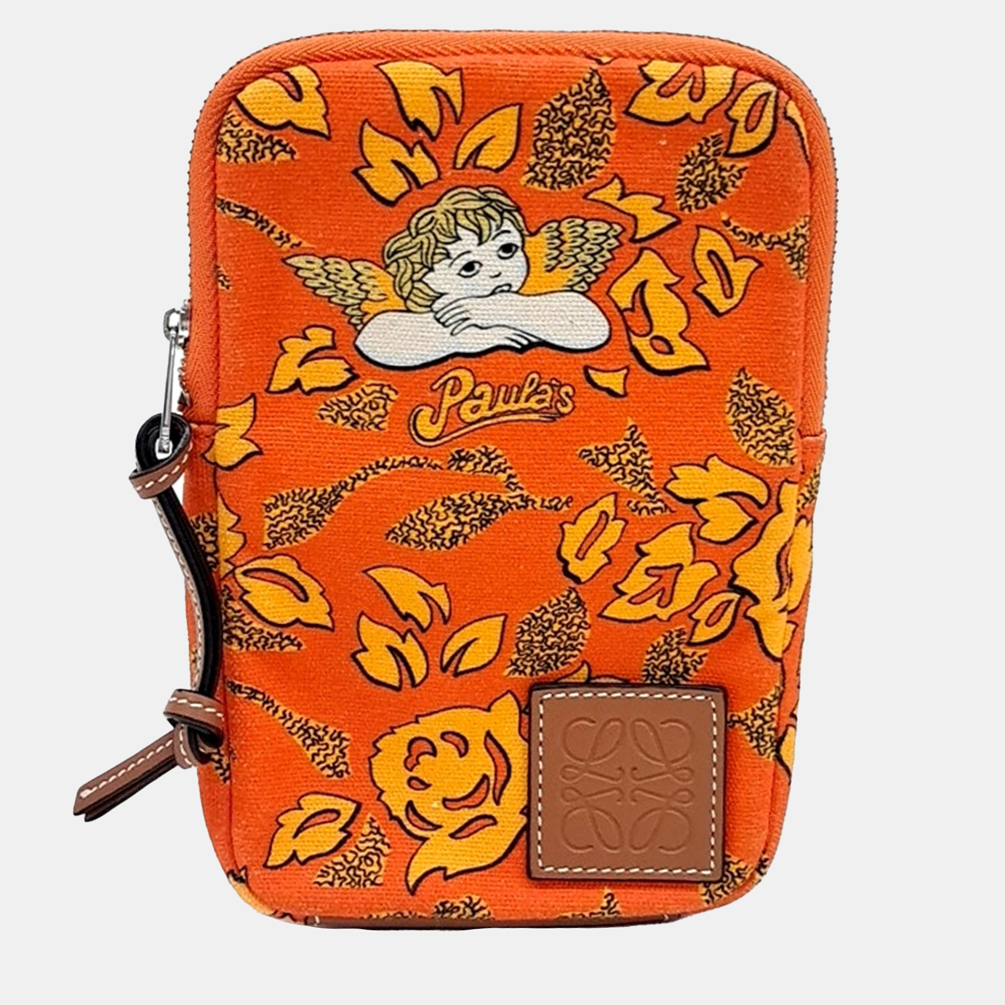 

Loewe Orange Fabric mini pouch