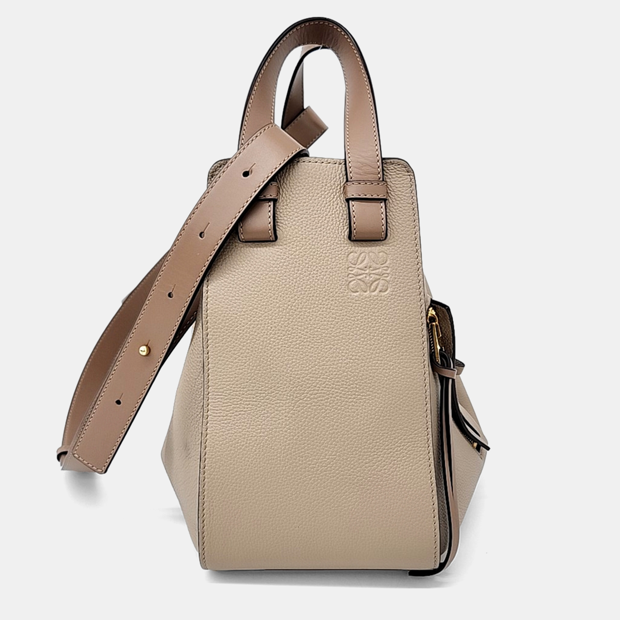 

Loewe Beige Leather Hammock Small Bag