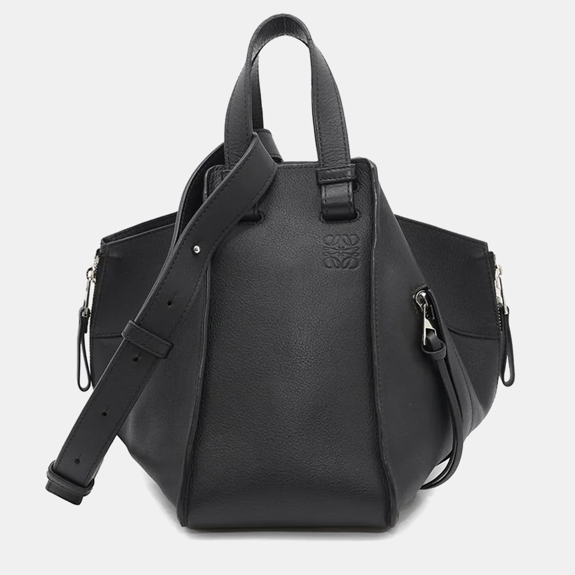 

Loewe Hammock Shoulder Bag Black Leather Size Small