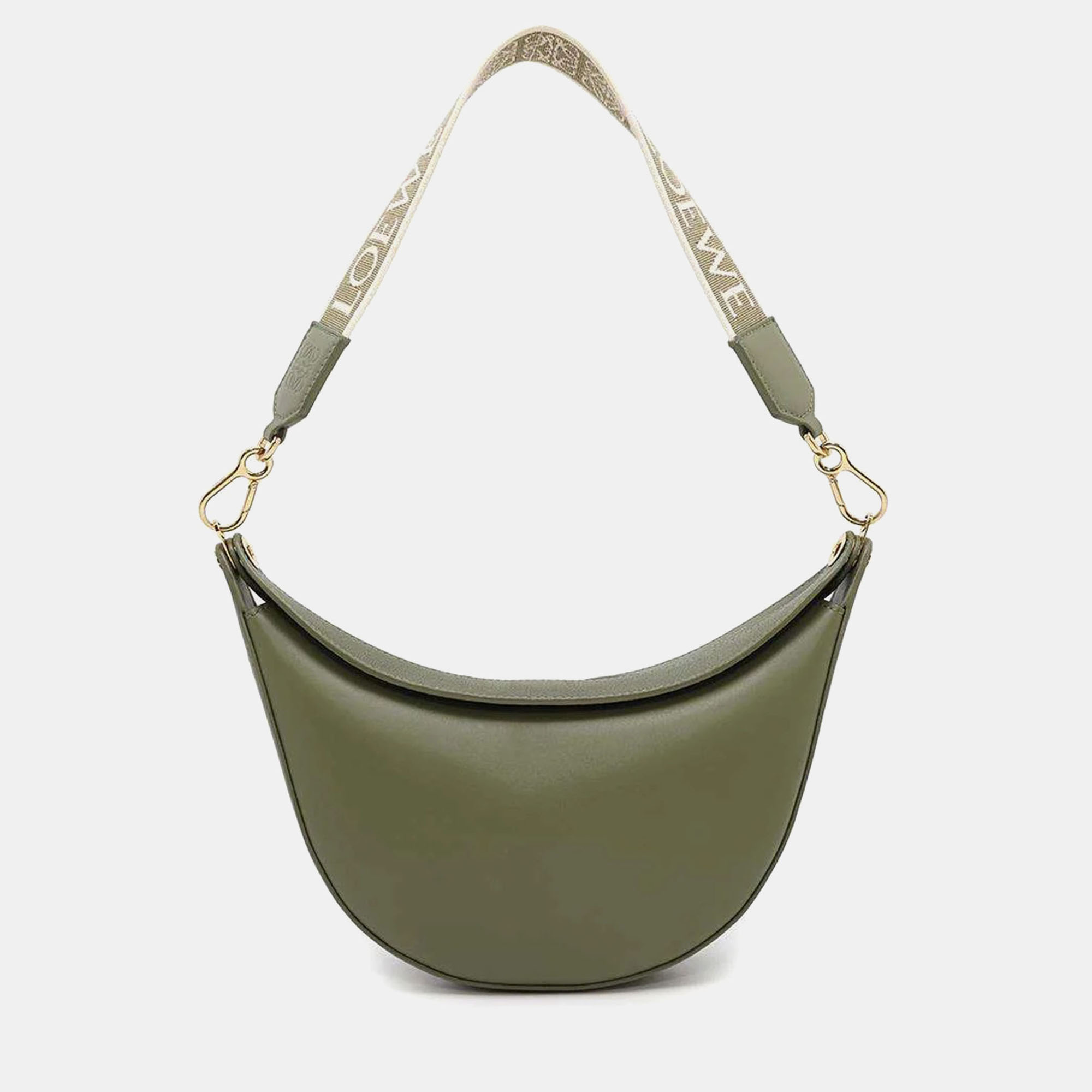 

Loewe Green Leather Luna One Shoulder Bag Size Small