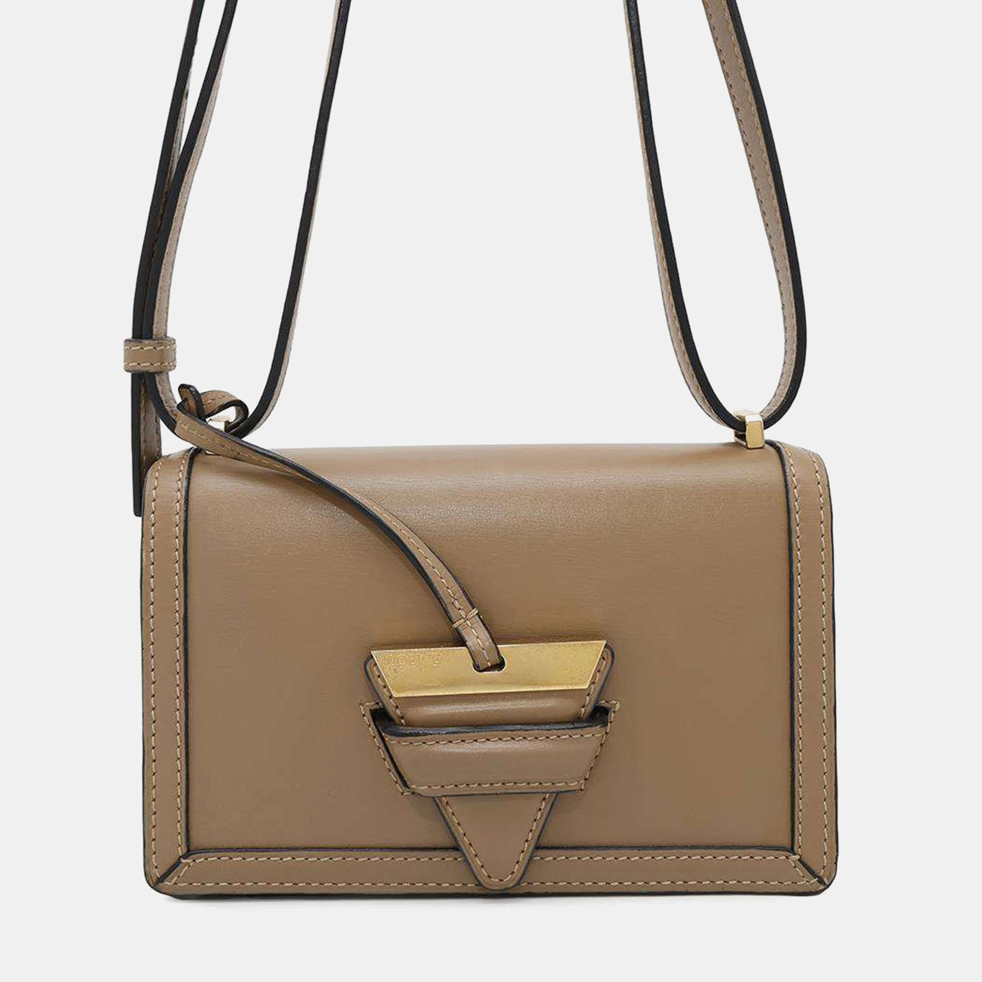 

Loewe Beige Leather Barcelona Mini Shoulder Bag
