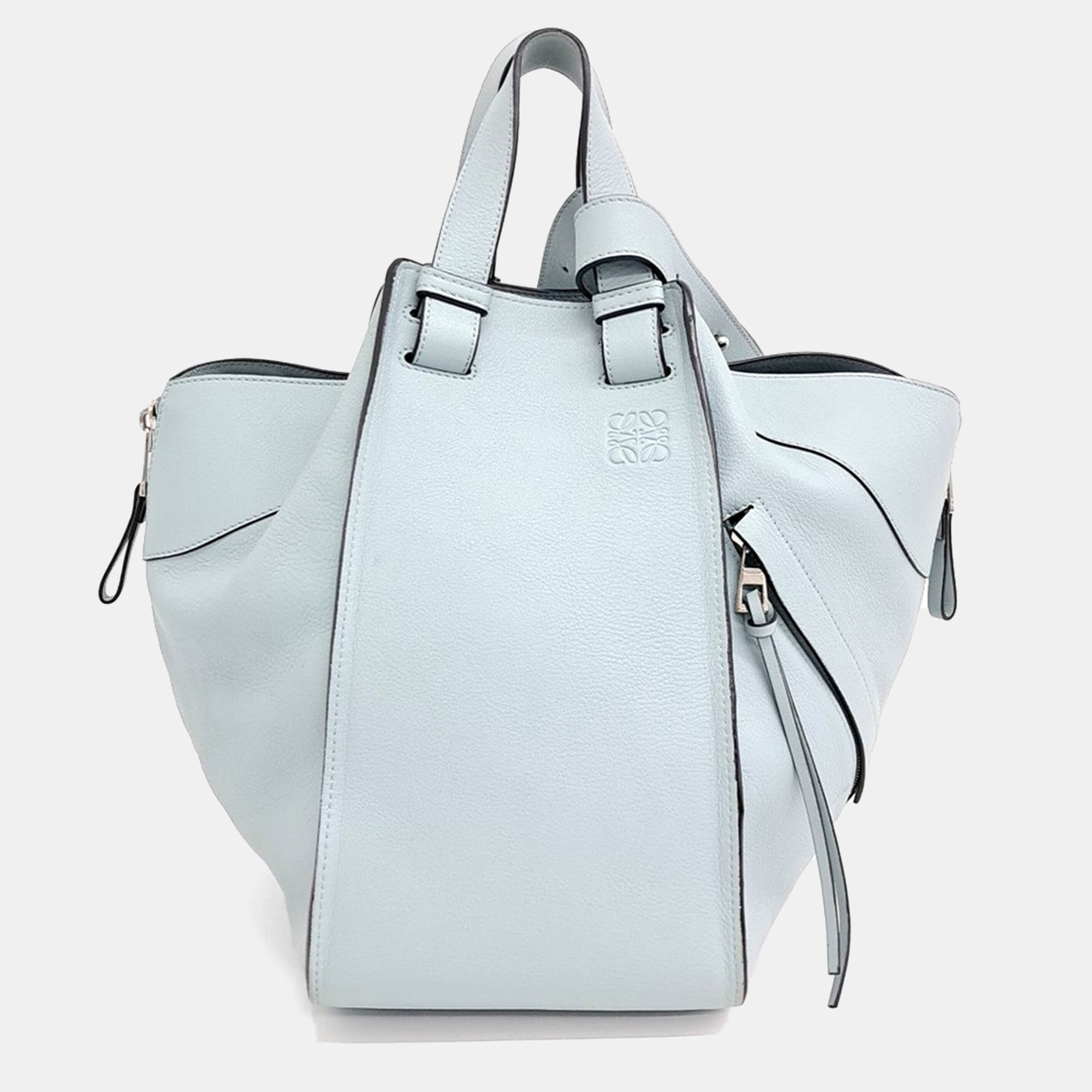 

Loewe Blue Leather Hammock Bag Medium