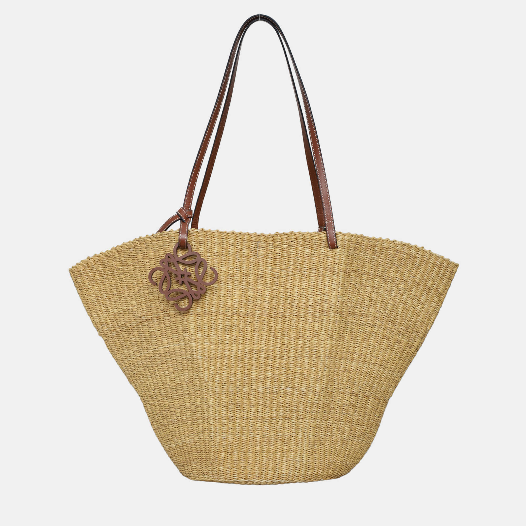 

Loewe Medium Shell Basket Bag, Brown