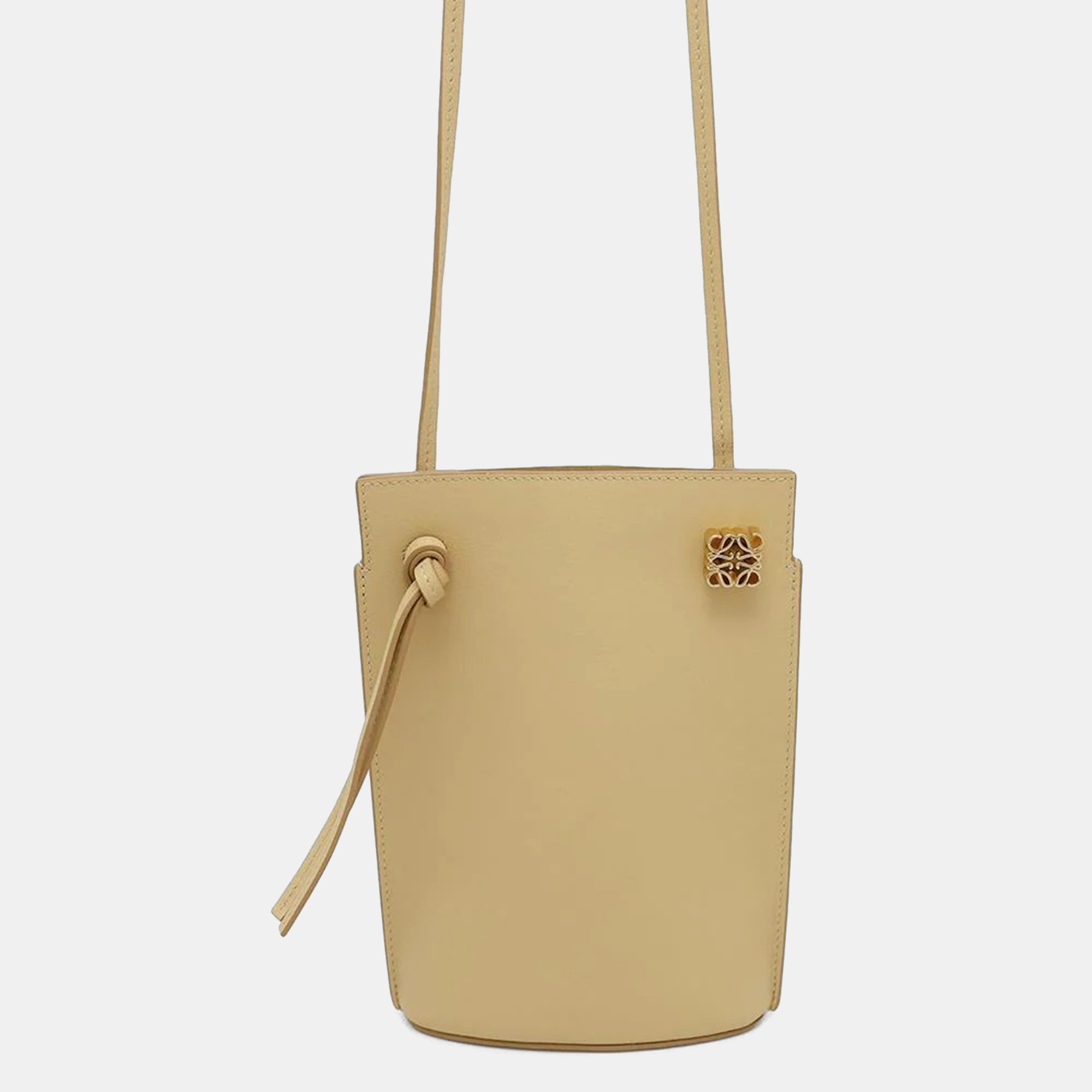 

Loewe Dice Pocket Shoulder Bag Light Beige Leather