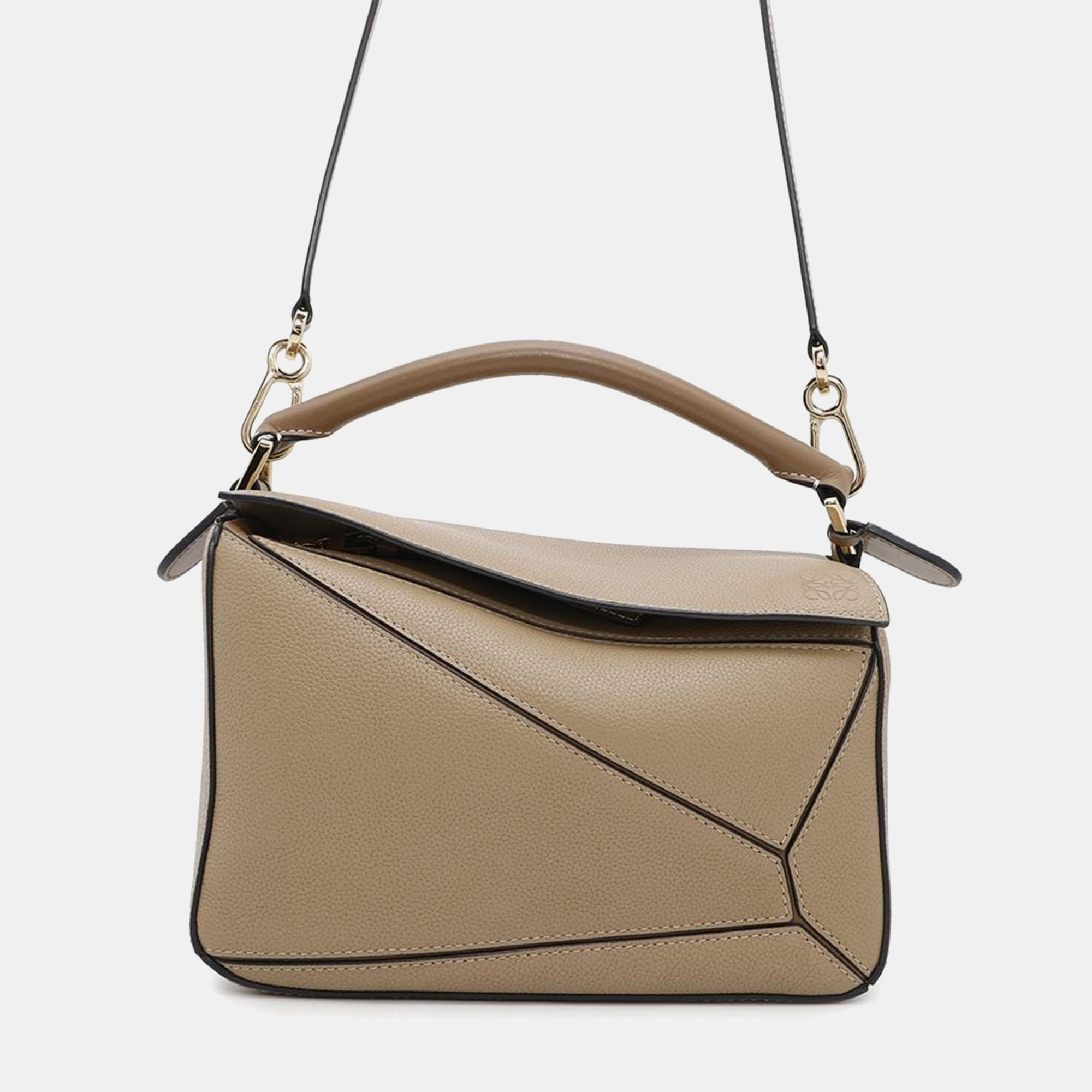 

Loewe Puzzle Bag Beige Calf Leather Size Small