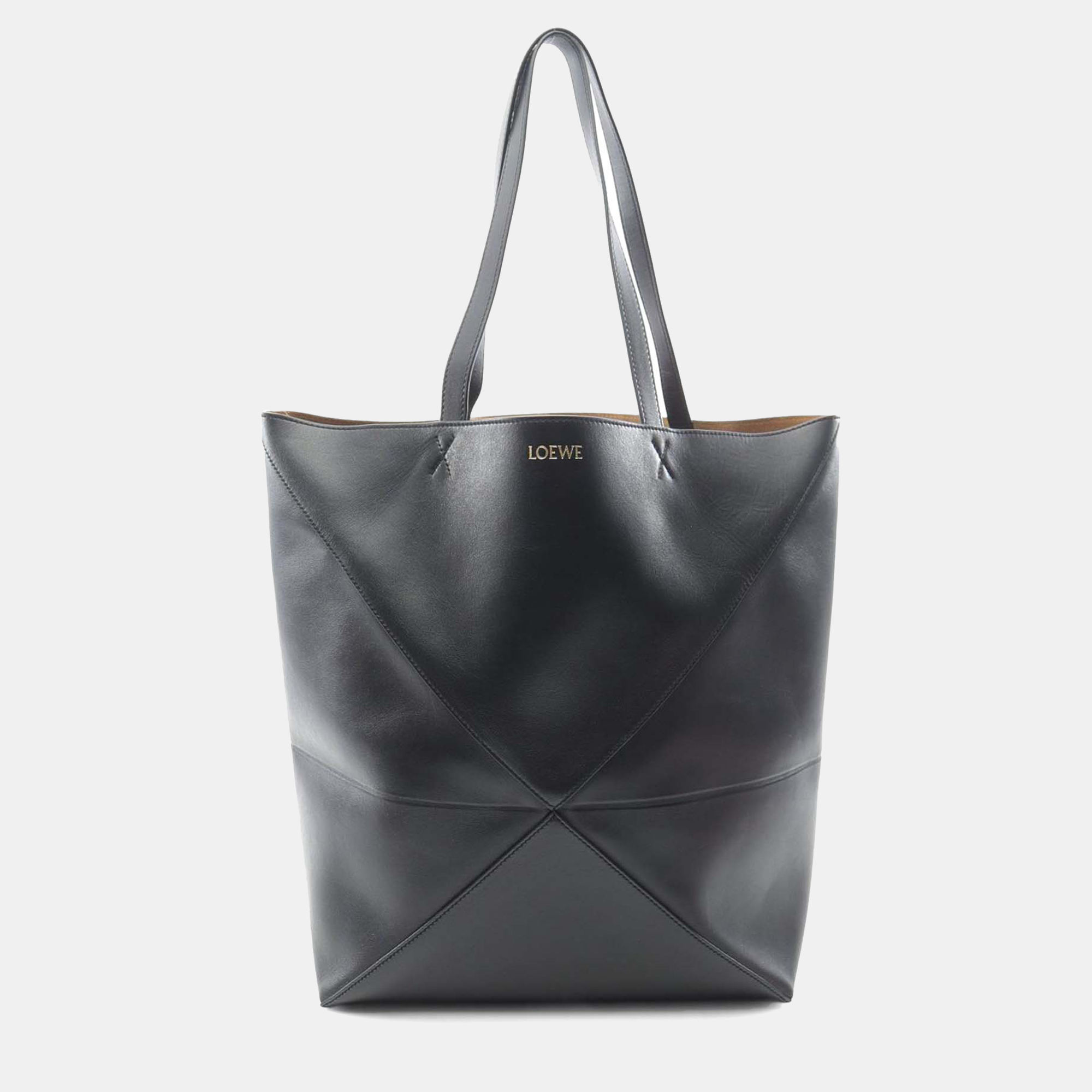 

Loewe Black Large Calfskin Puzzle Fold Tote