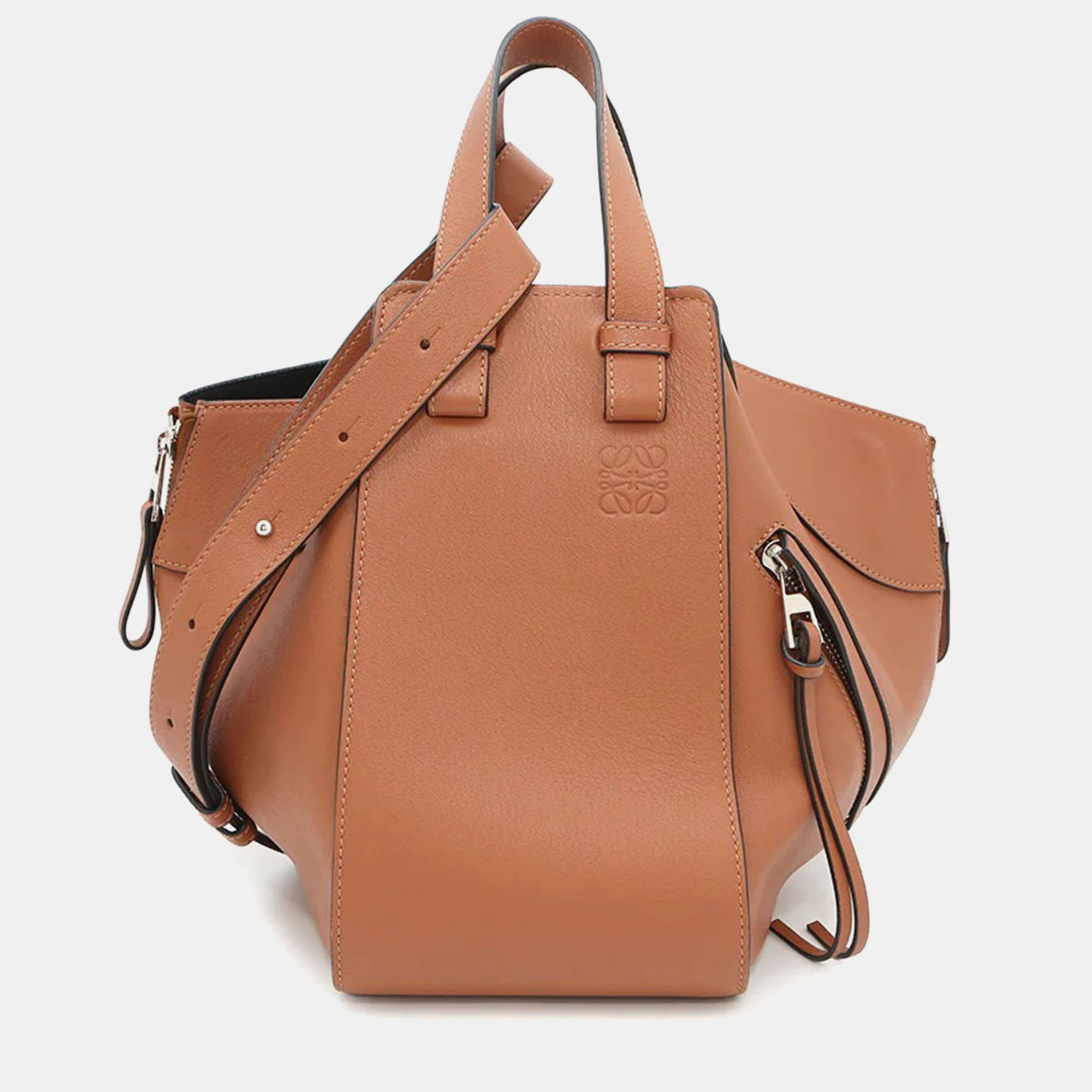 

Loewe Hammock Brown387.30.S35 Leather Size Small, Brown