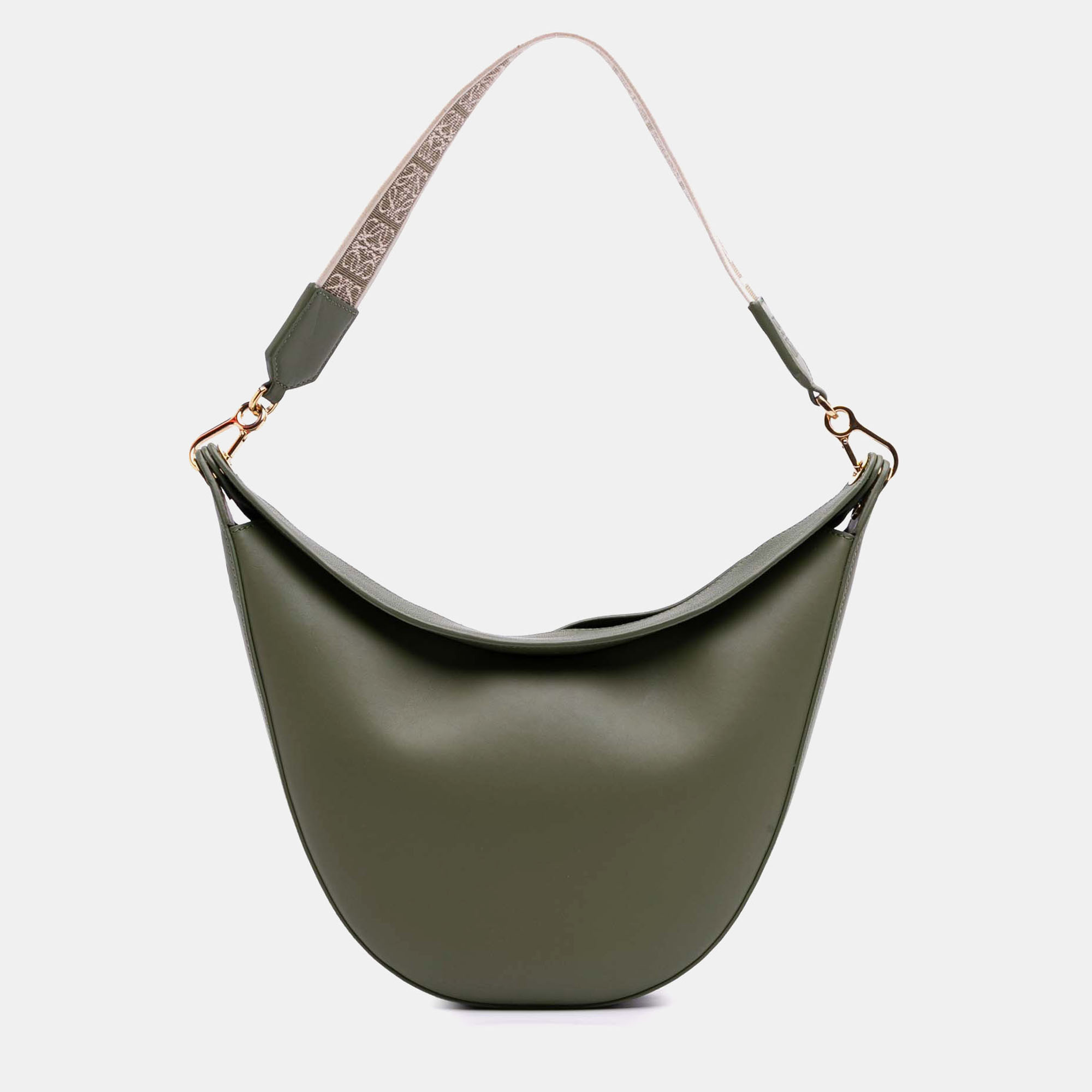

Loewe Green Small Leather Luna Hobo