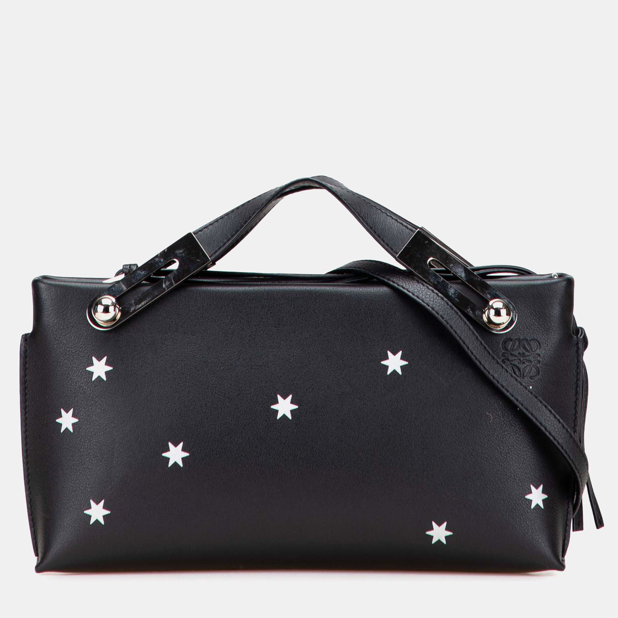 

Loewe Black Small Leather Stars Missy Satchel