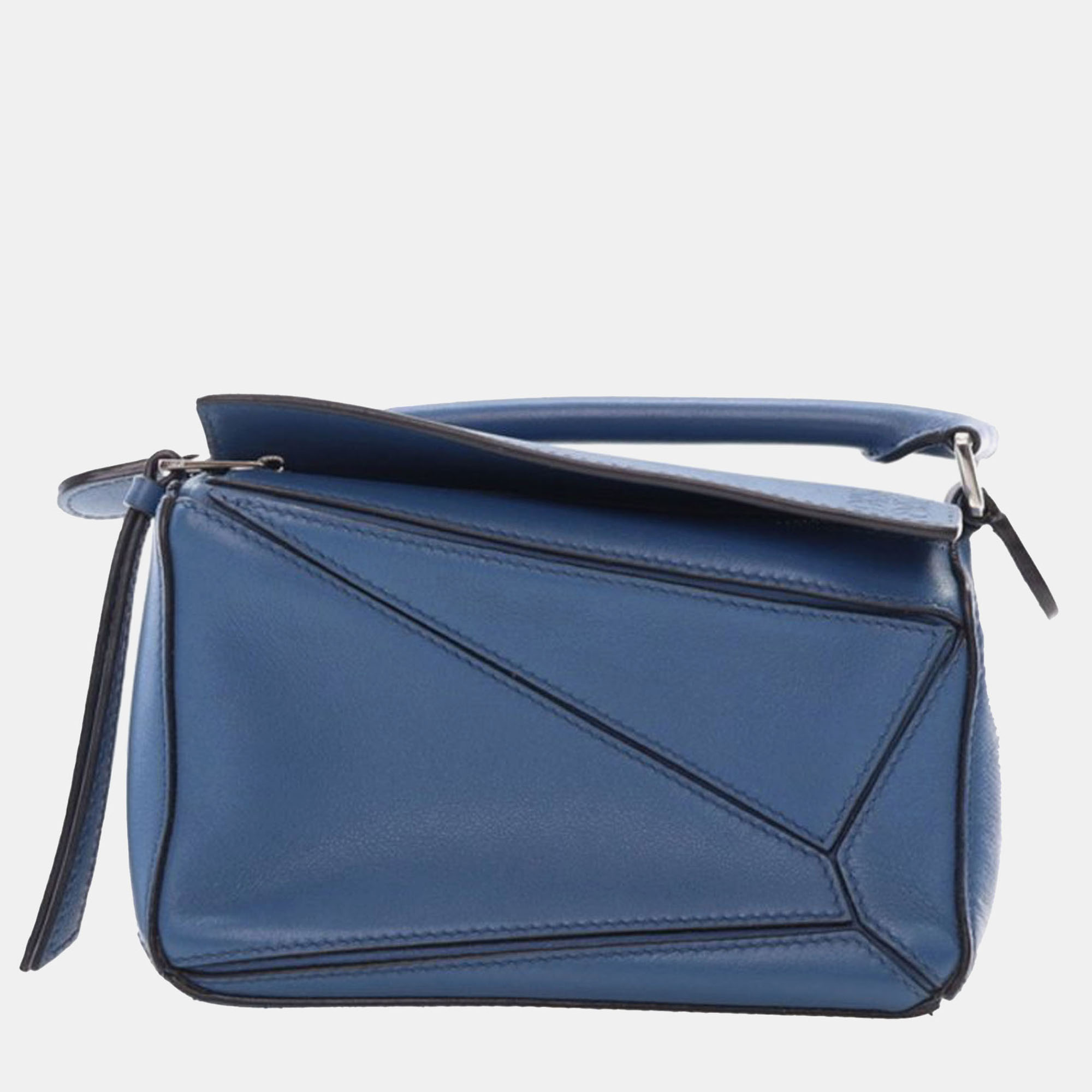 

Loewe Blue Mini Calfskin Puzzle Satchel