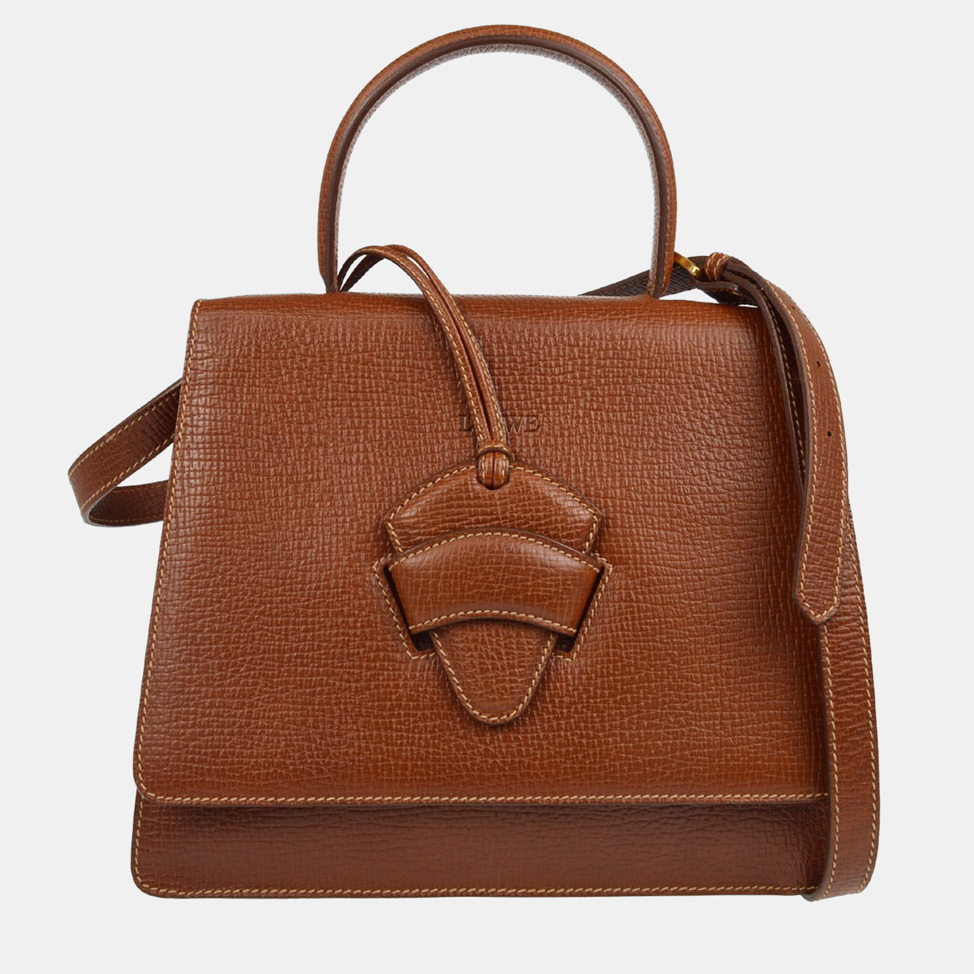 

Loewe Barcelona Brown Leather Handbag