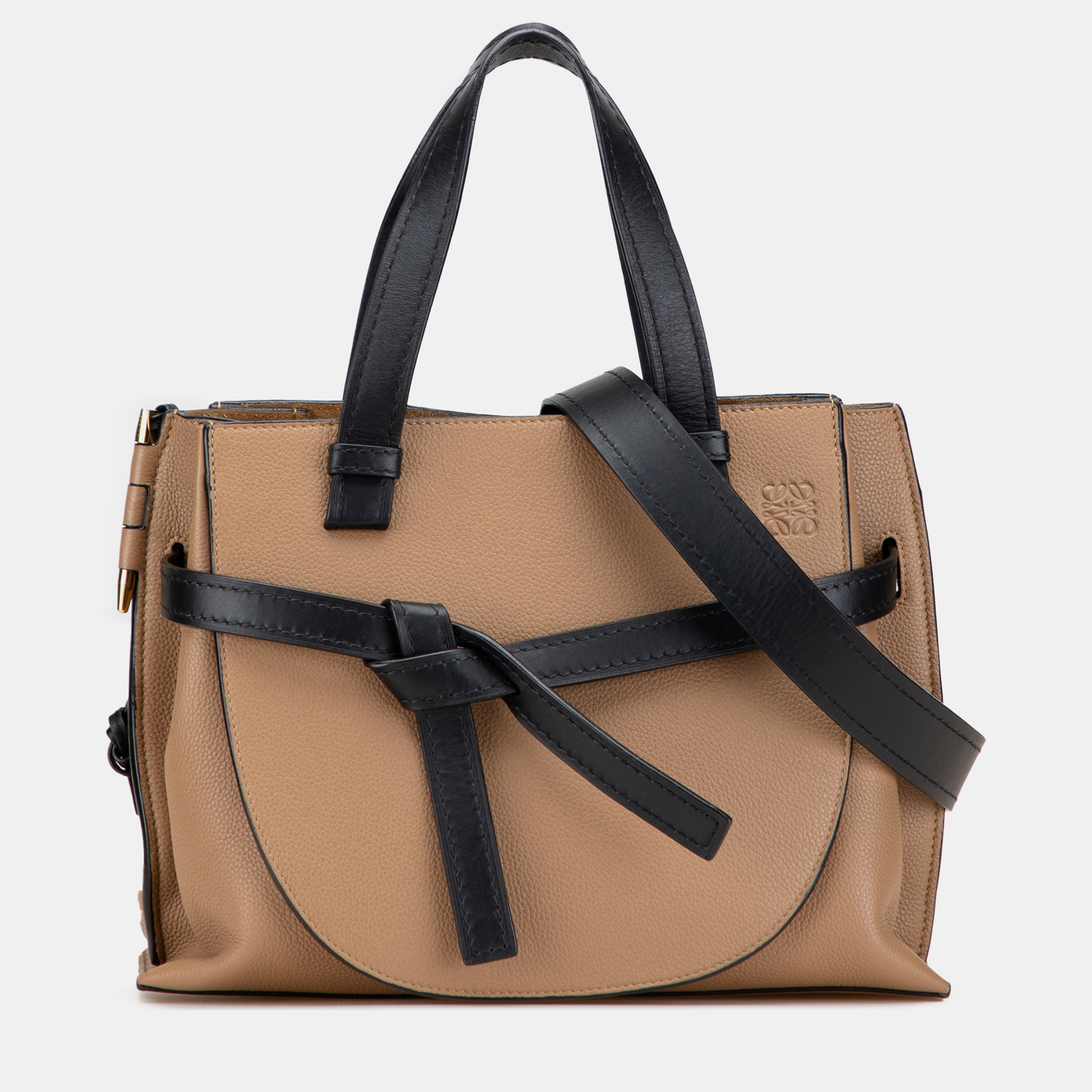 

Loewe Brown Small Leather Gate Top Handle Satchel
