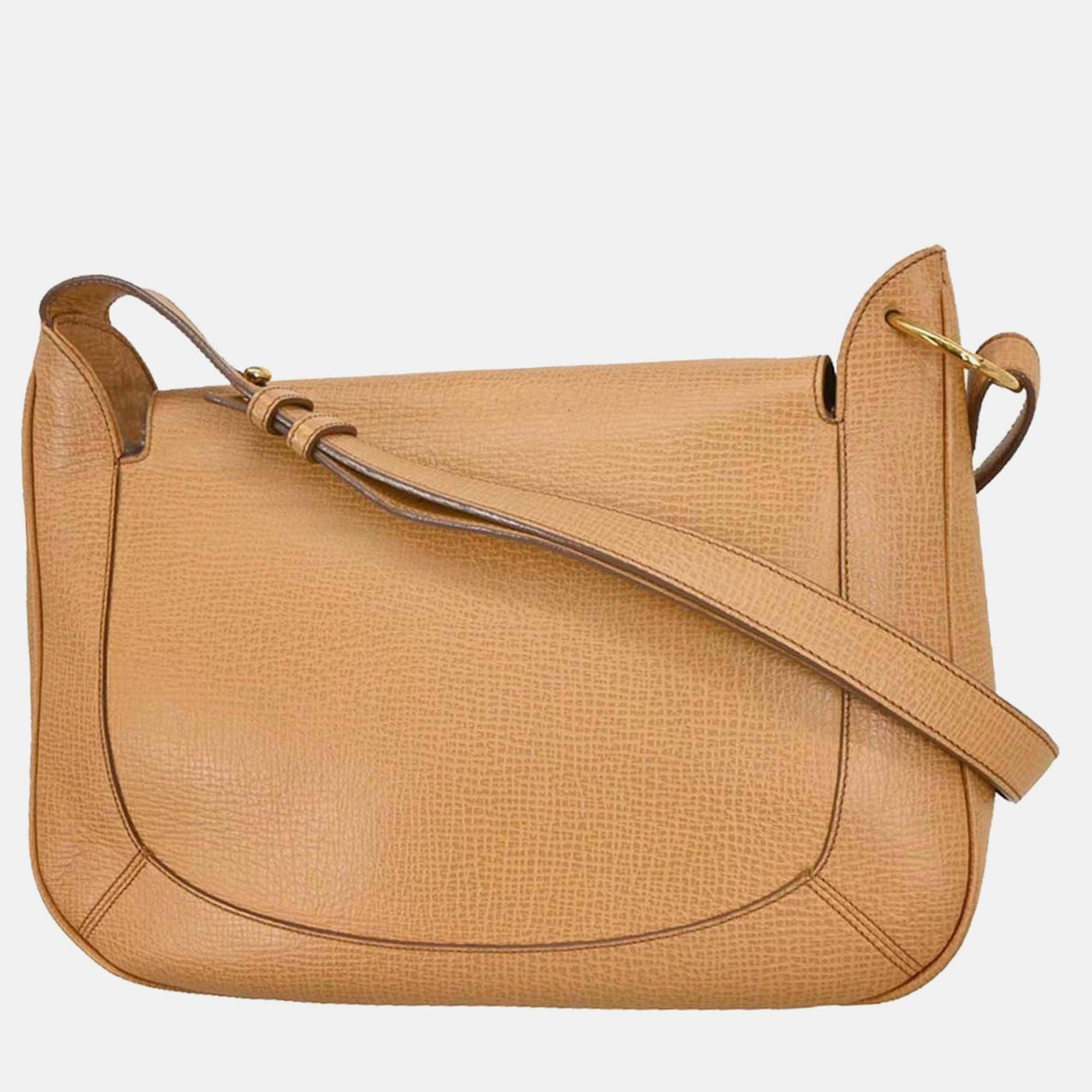 

Loewe Beige Leather Shoulder Bag