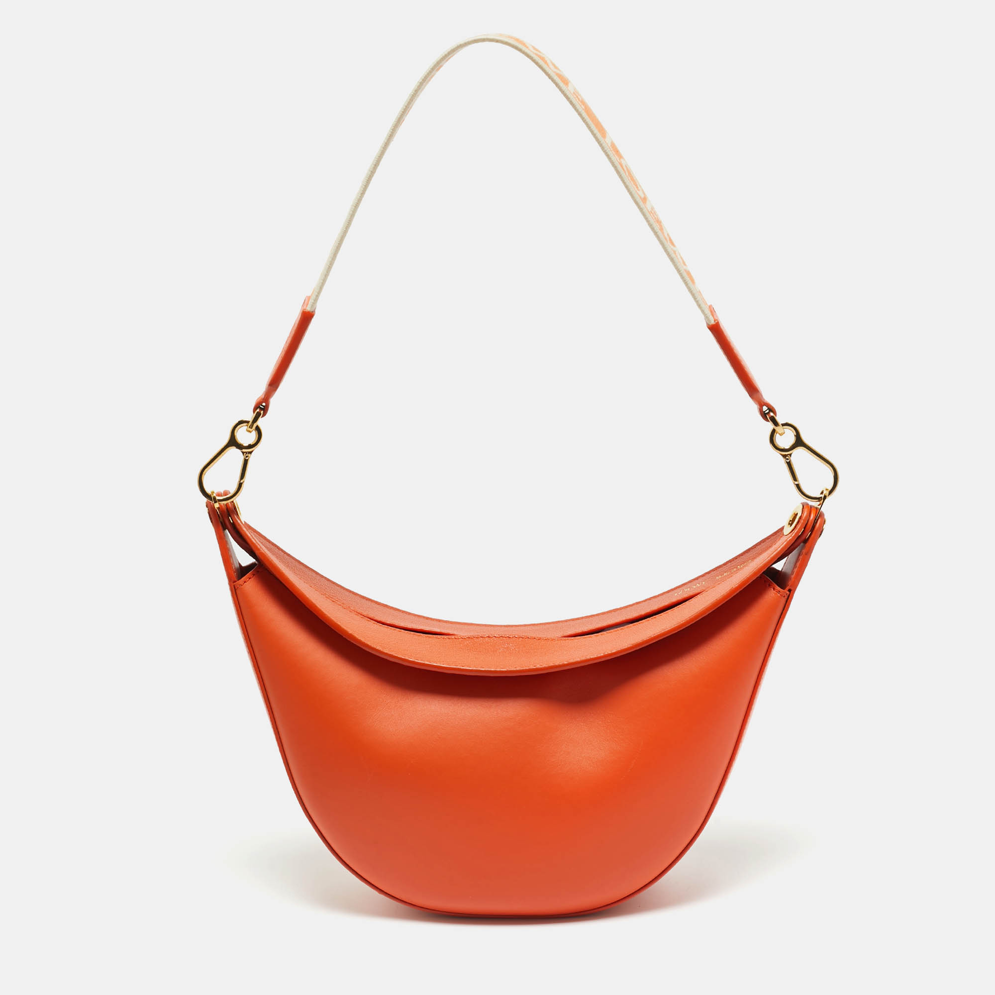 

Loewe Orange Leather Luna Hobo