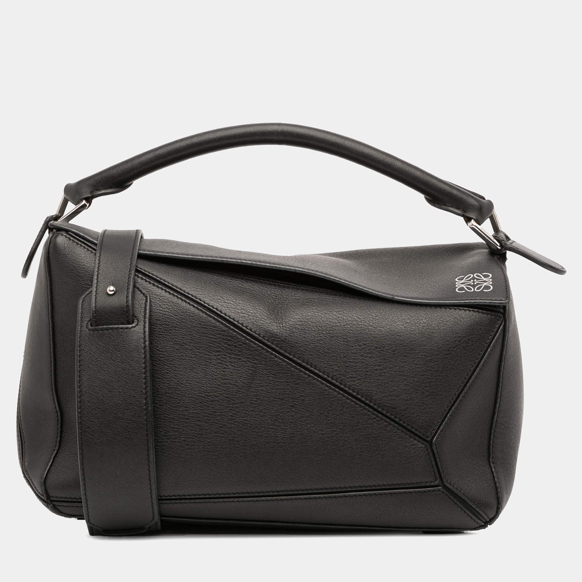 

Loewe Black Medium Calfskin Puzzle Satchel