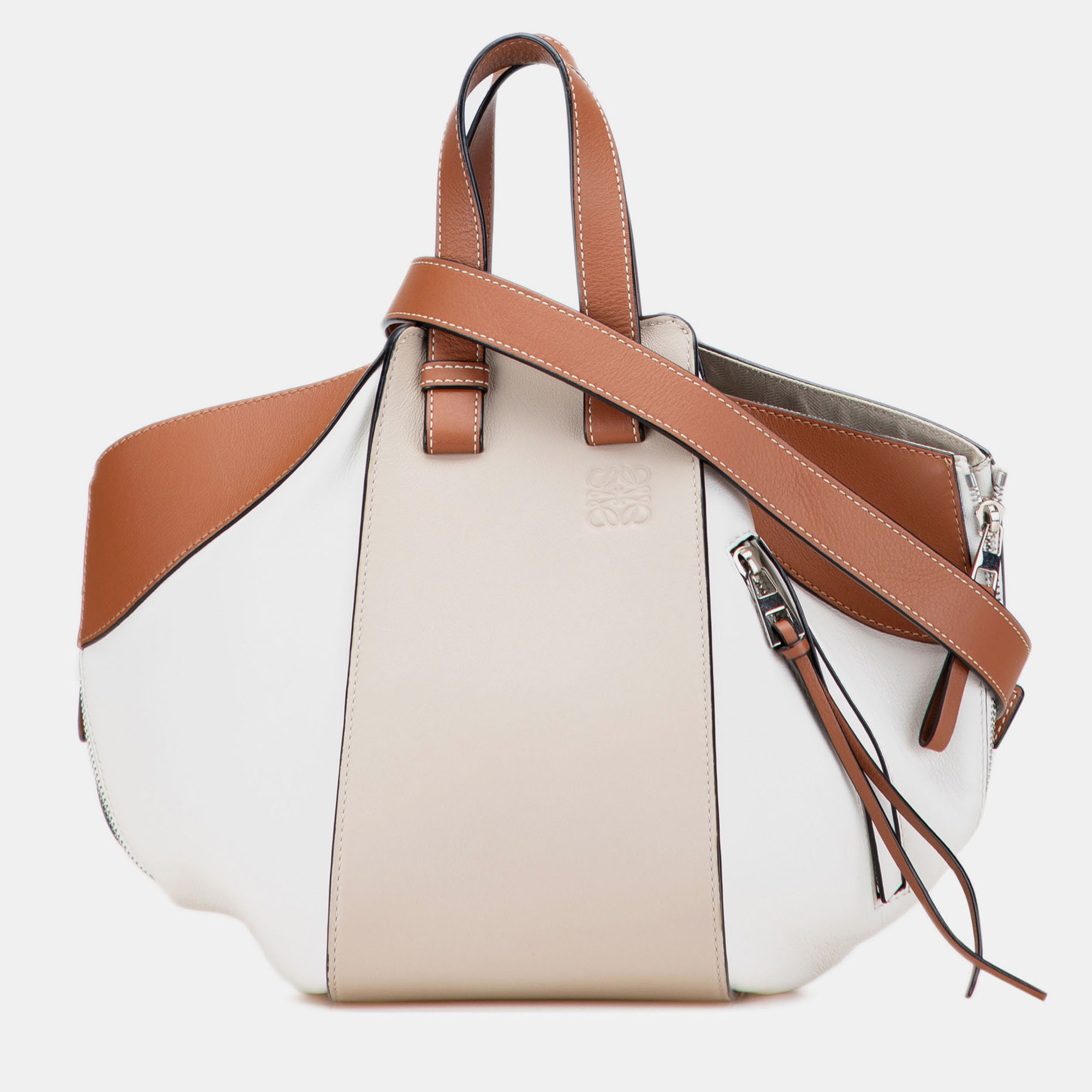 

Loewe Multicolor Small Tricolor Leather Hammock Satchel