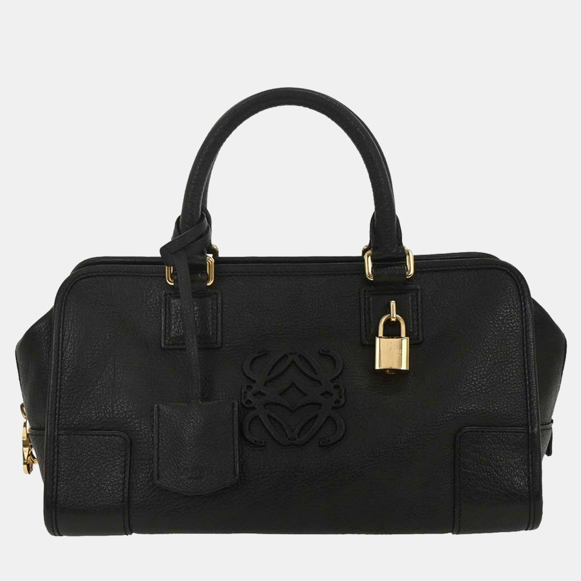 

Loewe Black Leather Amazona 28 Handbag