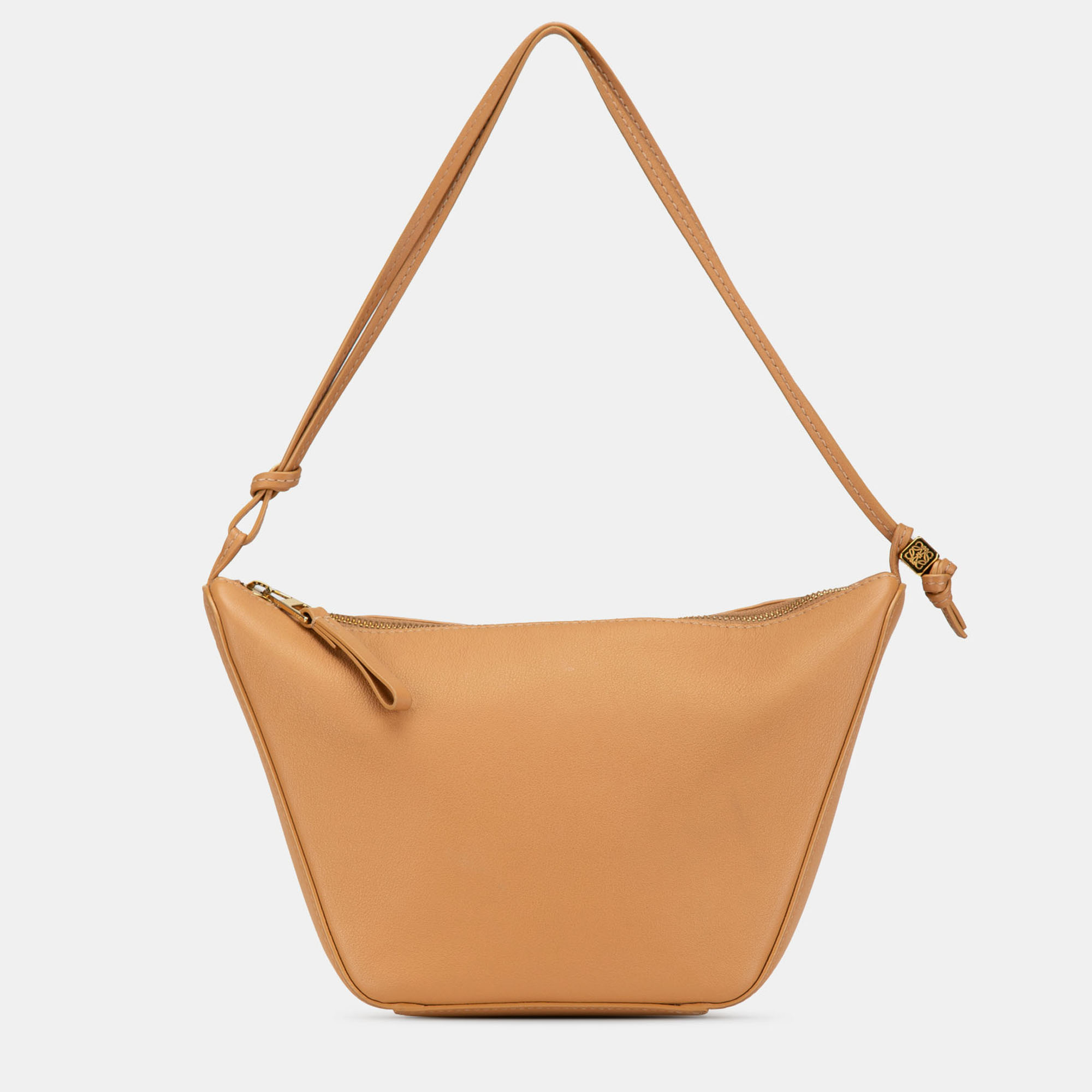 

Loewe Brown Mini Leather Hammock Hobo