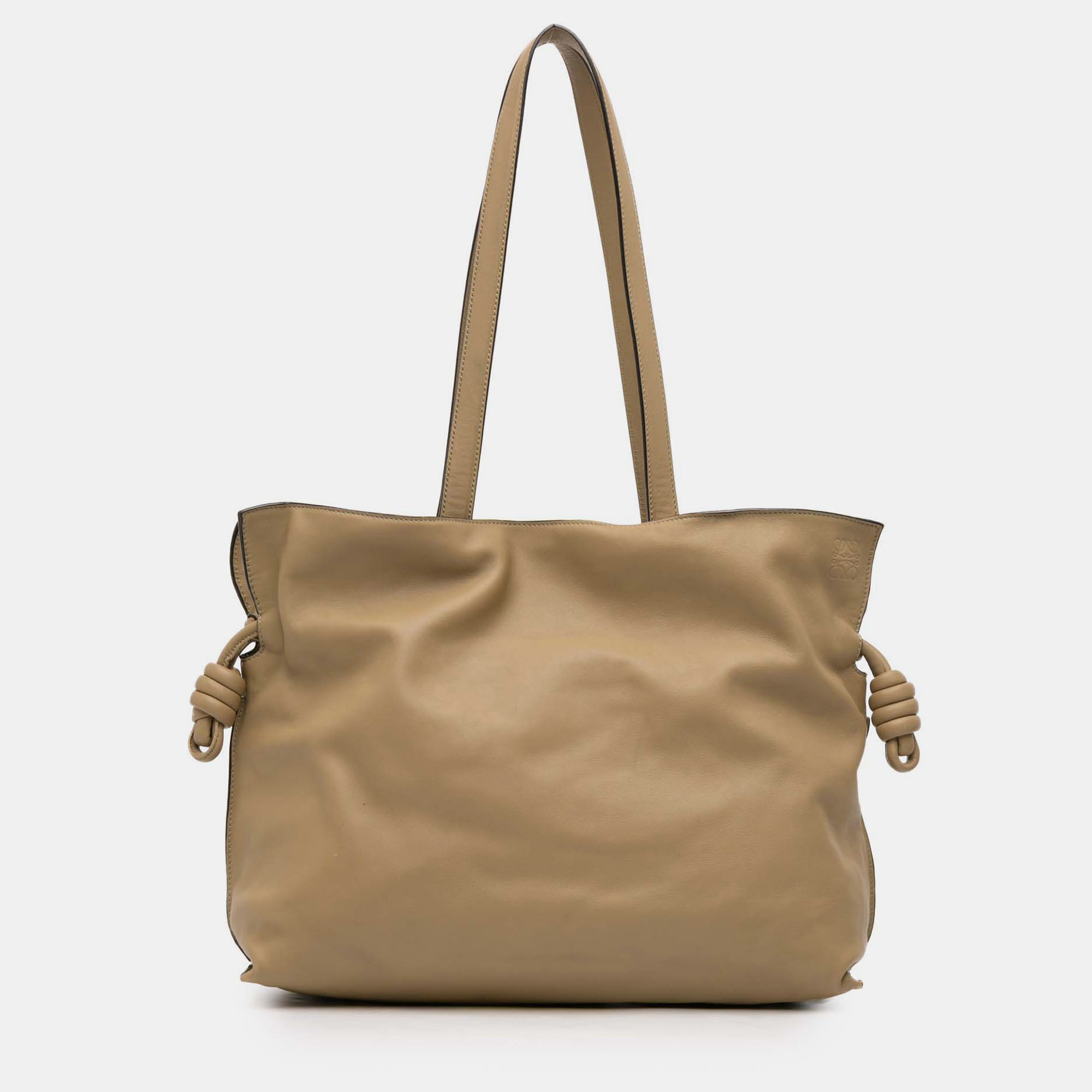 

Loewe Brown Large Calfskin Flamenco Knot Clutch