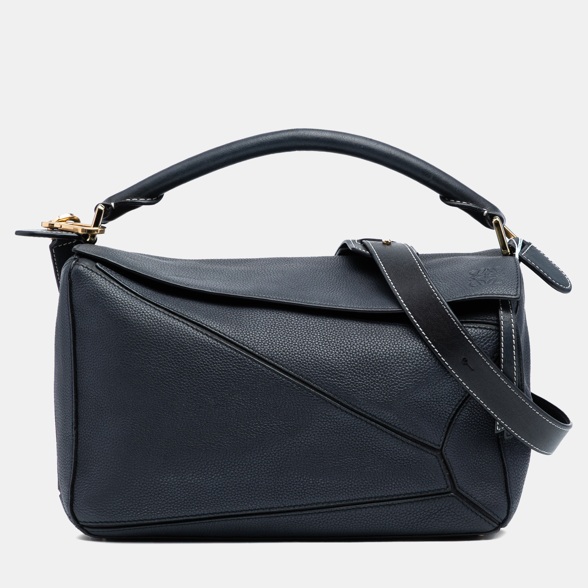 

Loewe Black Medium Calfskin Puzzle Satchel