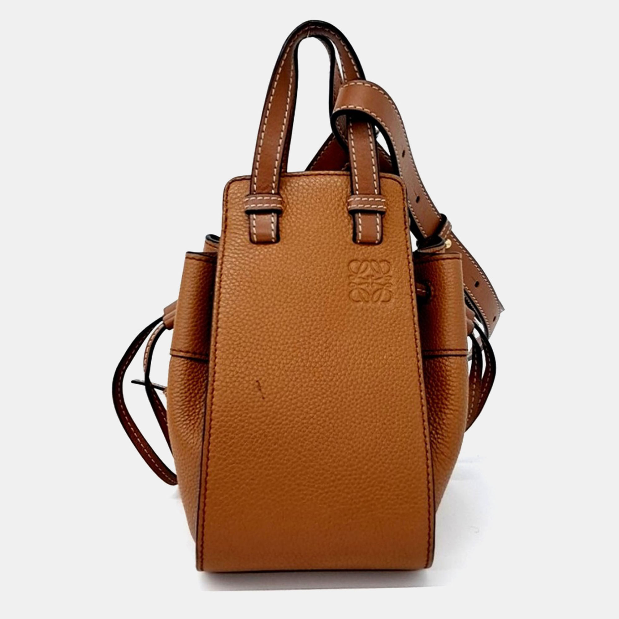 

Loewe Brown Leather Hammock Bag Mini