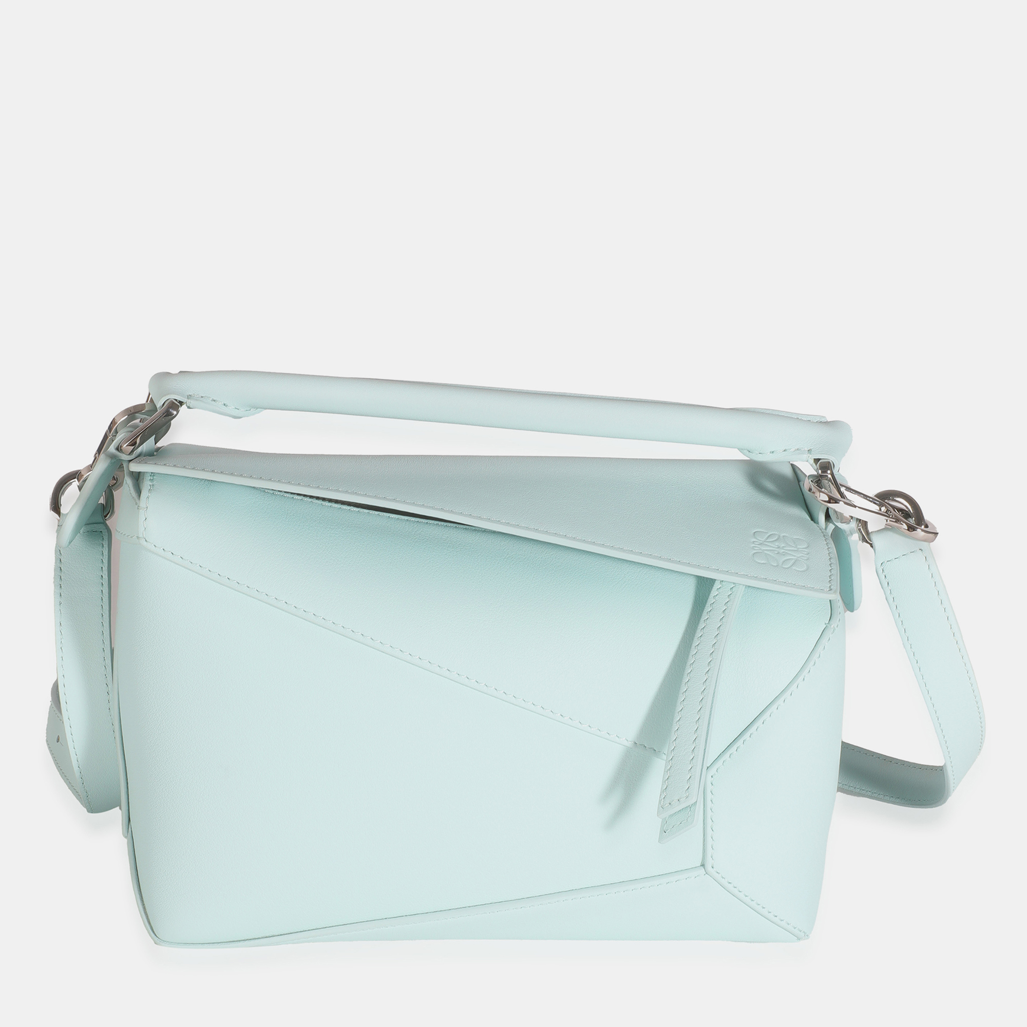 

Loewe Blue Iceberg Classic Calfskin Small Puzzle Edge Bag