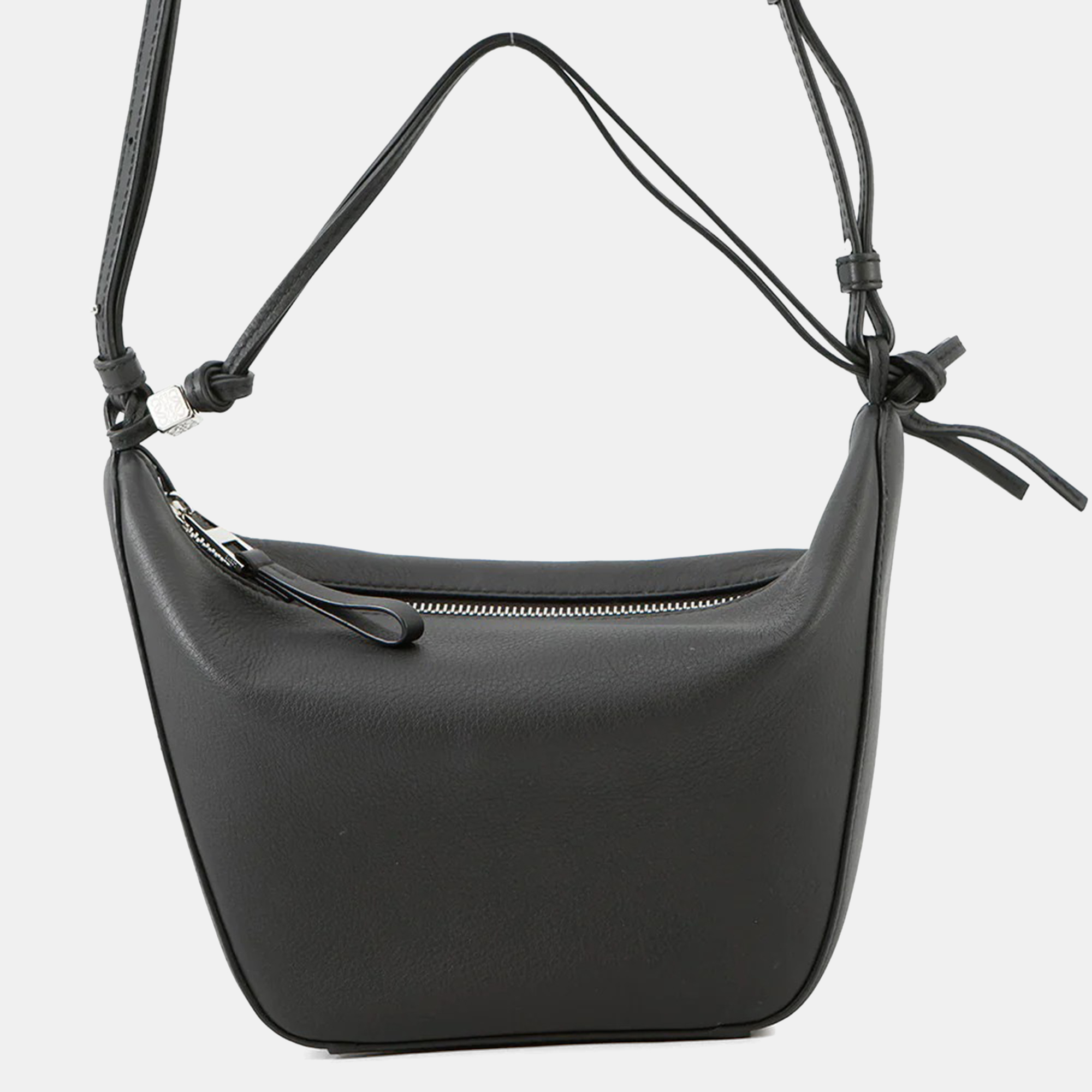 

Loewe Hammock Hobo Bag 2Way Shoulder Black Leather Size Mini