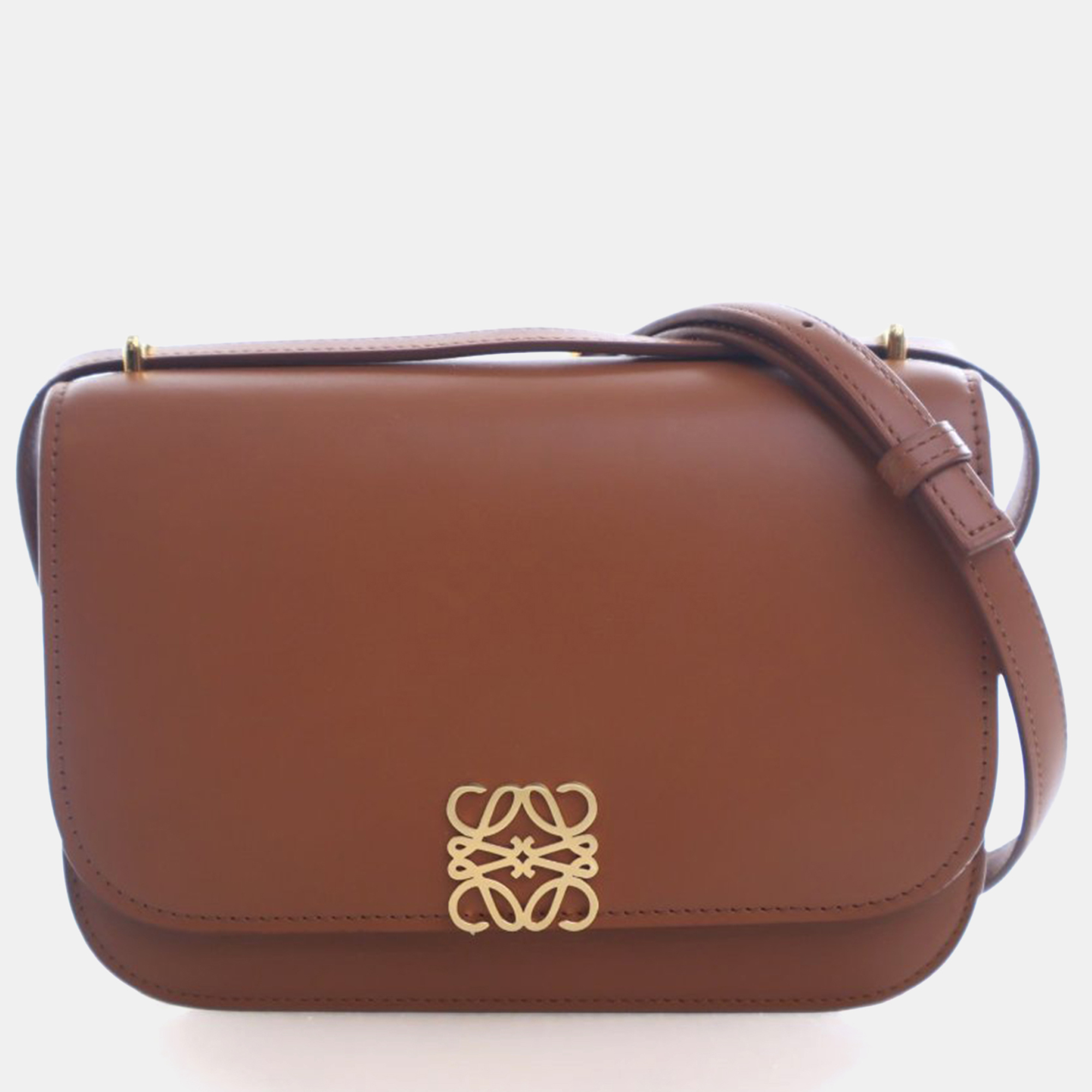 

Loewe Calfskin Goya Bag, Brown