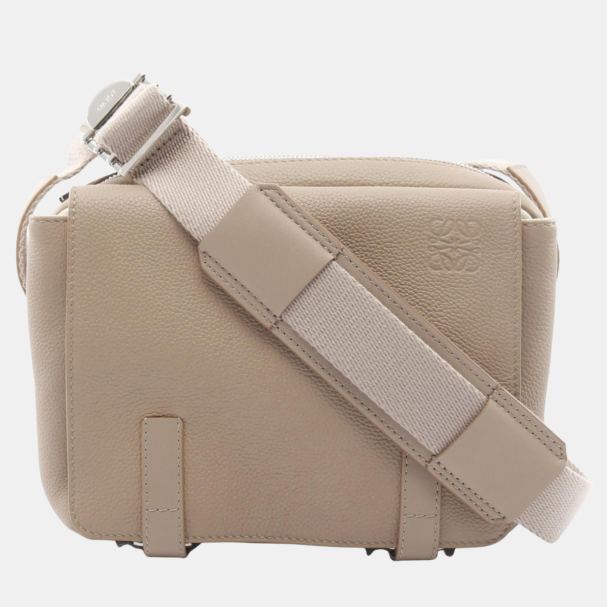 

Loewe Military  Beige Leather Messenger Bag