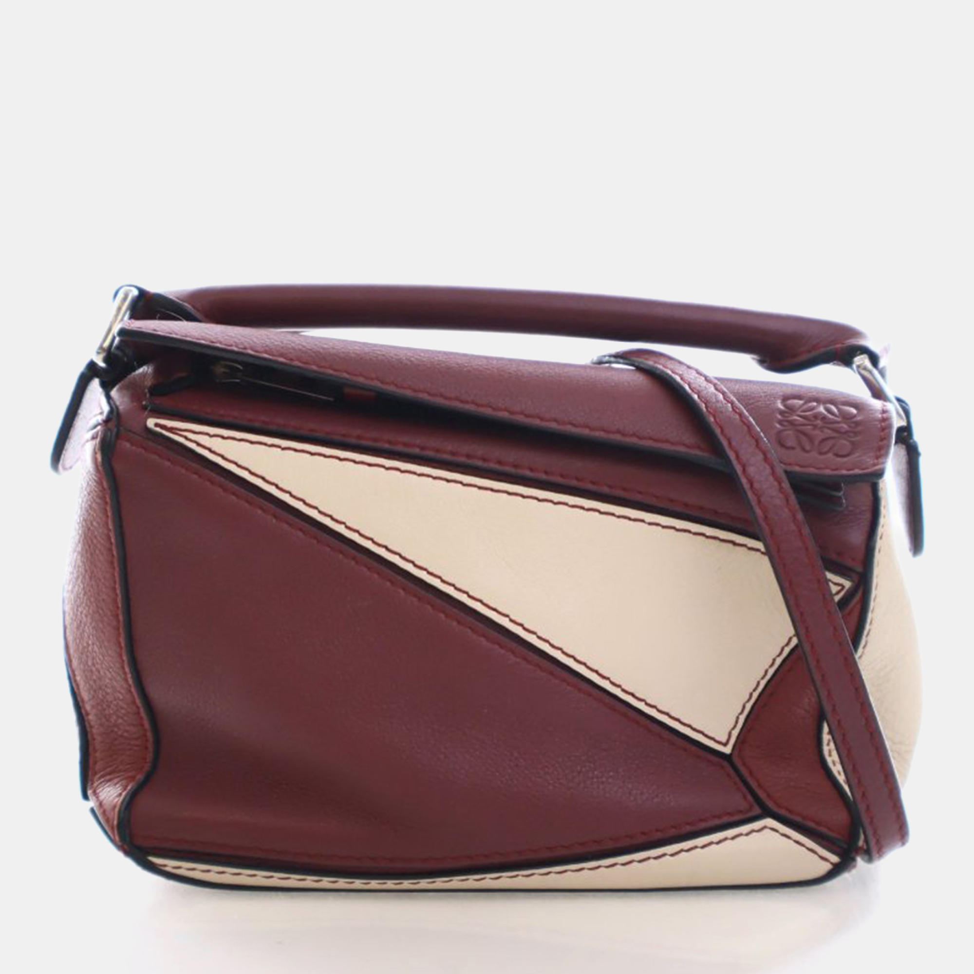 

Loewe Mini Calfskin Puzzle Bag, Multicolor