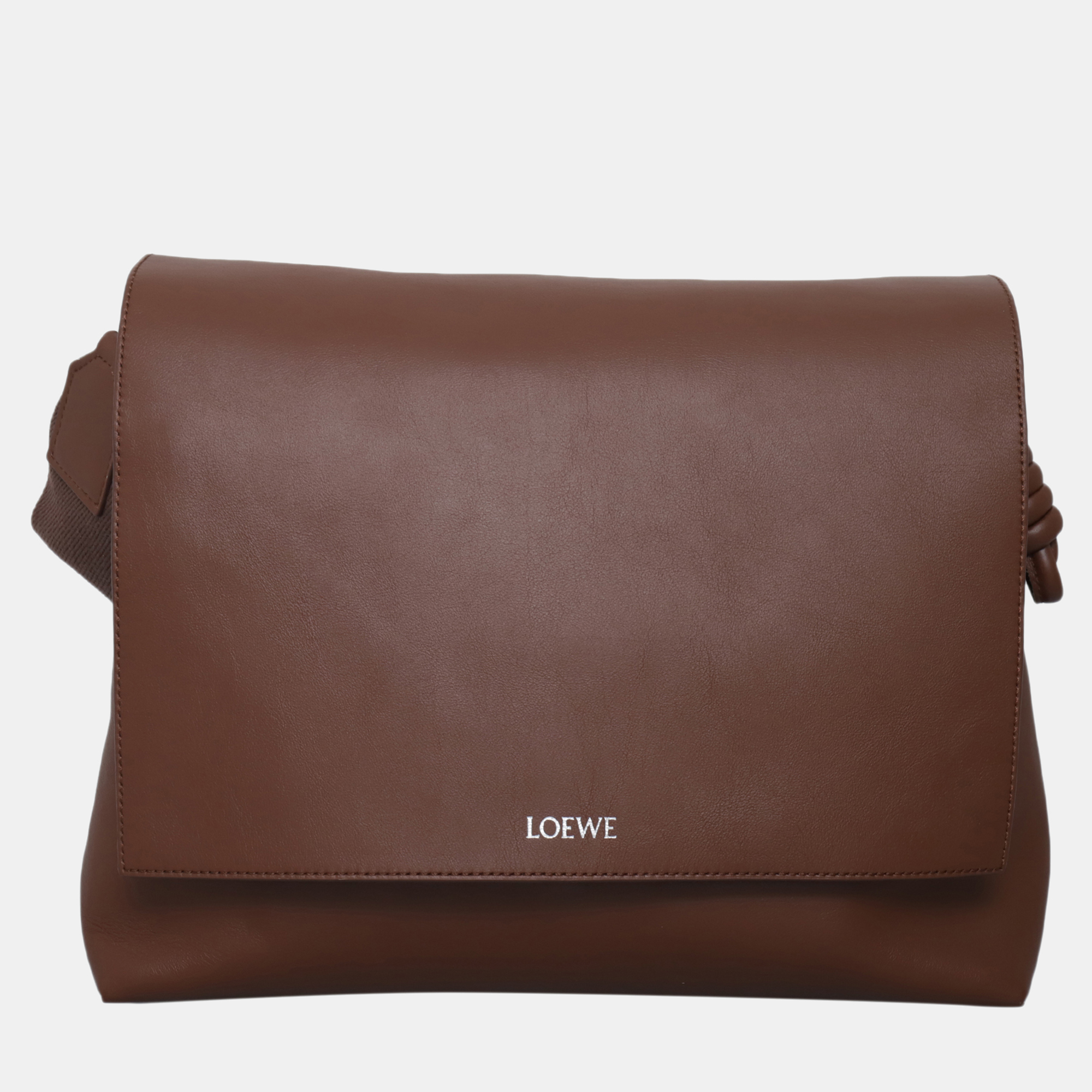 

Loewe Flamenco Brown Leather Satchel Bag