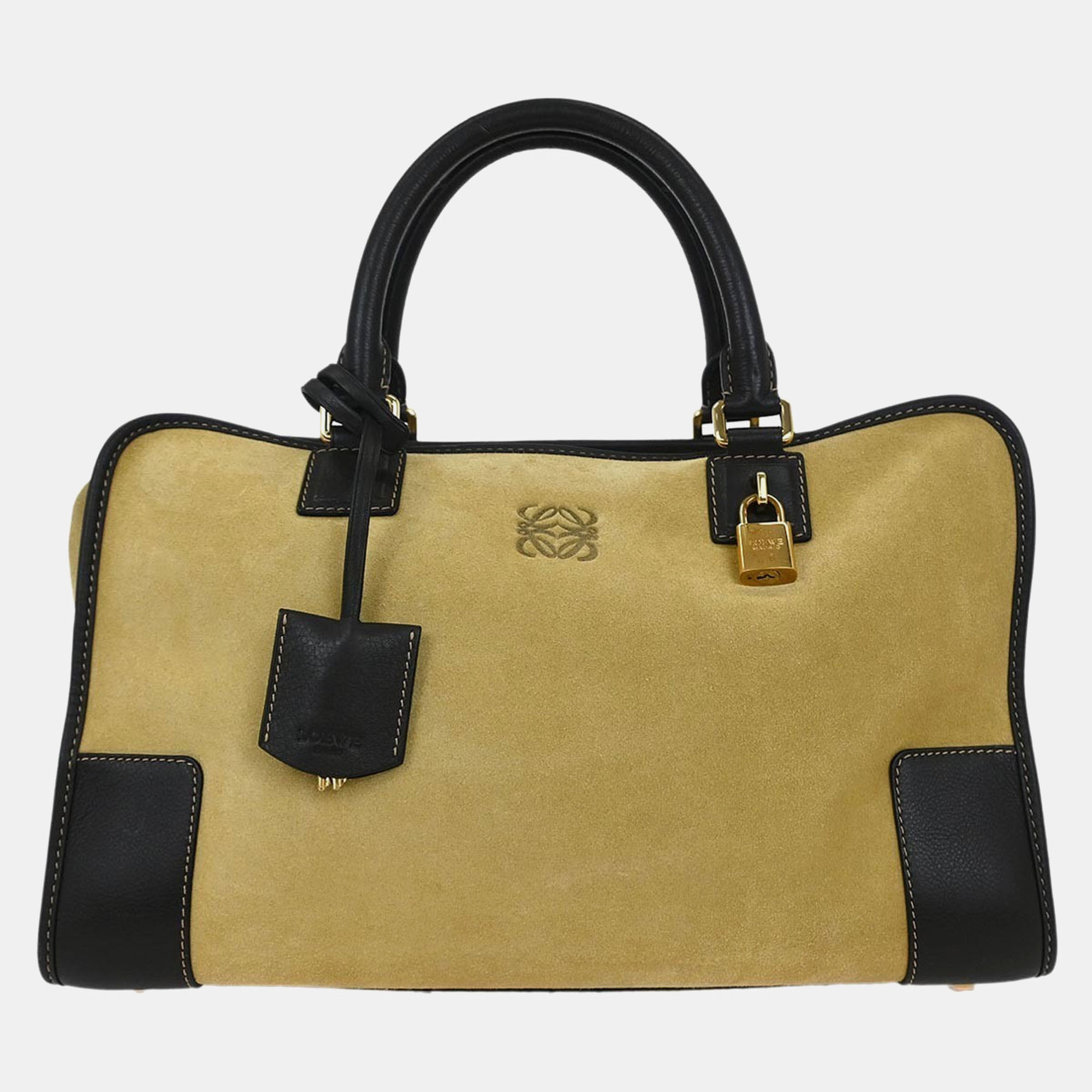 

Loewe Beige Suede Amazona 36 Handbag