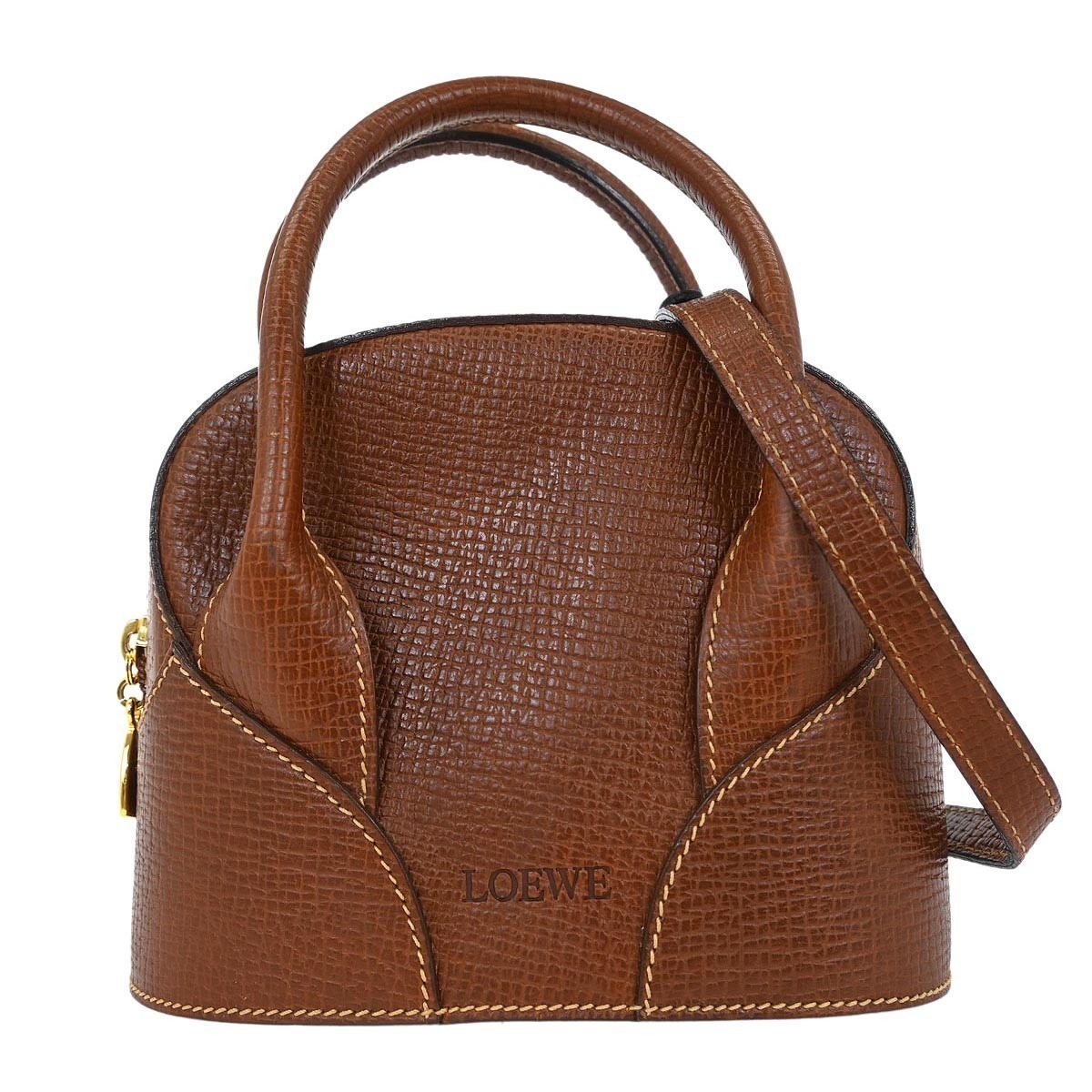 

Loewe Brown Leather 2Way Handbag