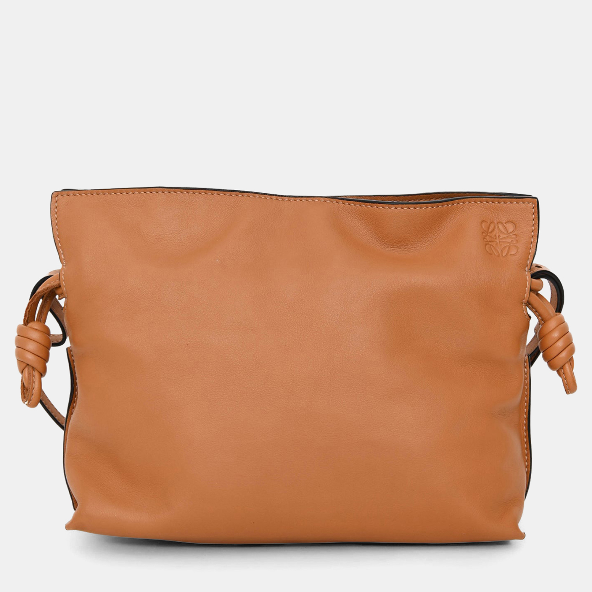 

Loewe Brown Leather Mini Flamenco Crossbody