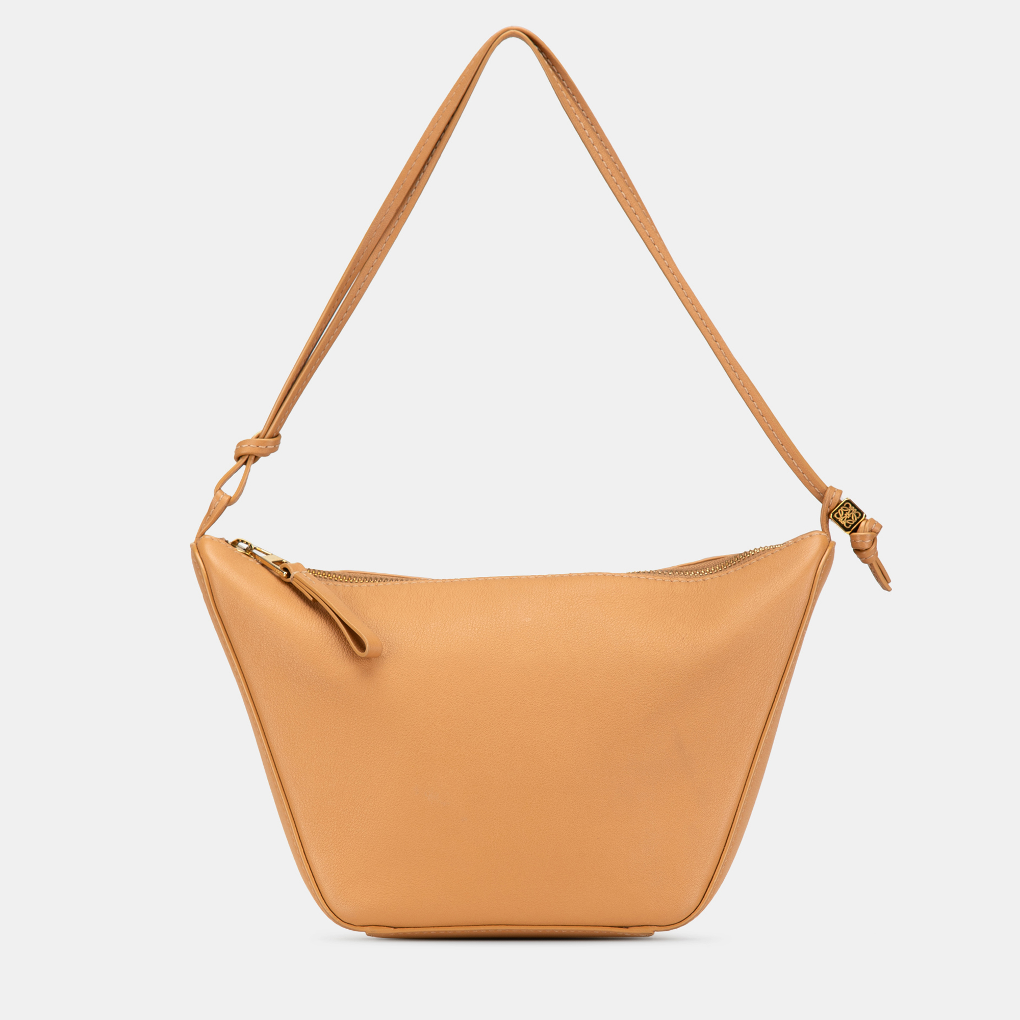 

Loewe Brown Mini Leather Hammock Hobo