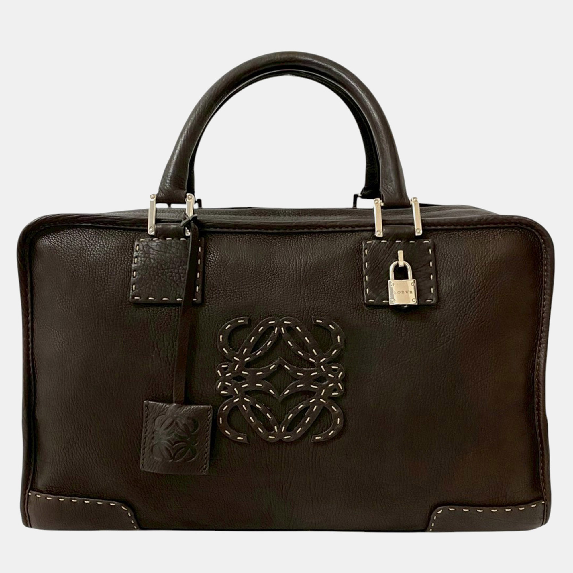 

Loewe Brown Leather Amazona 36