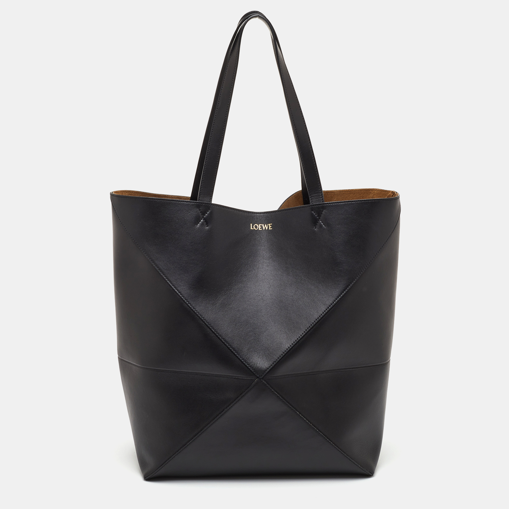 

Loewe Puzzle  Black Leather Tote