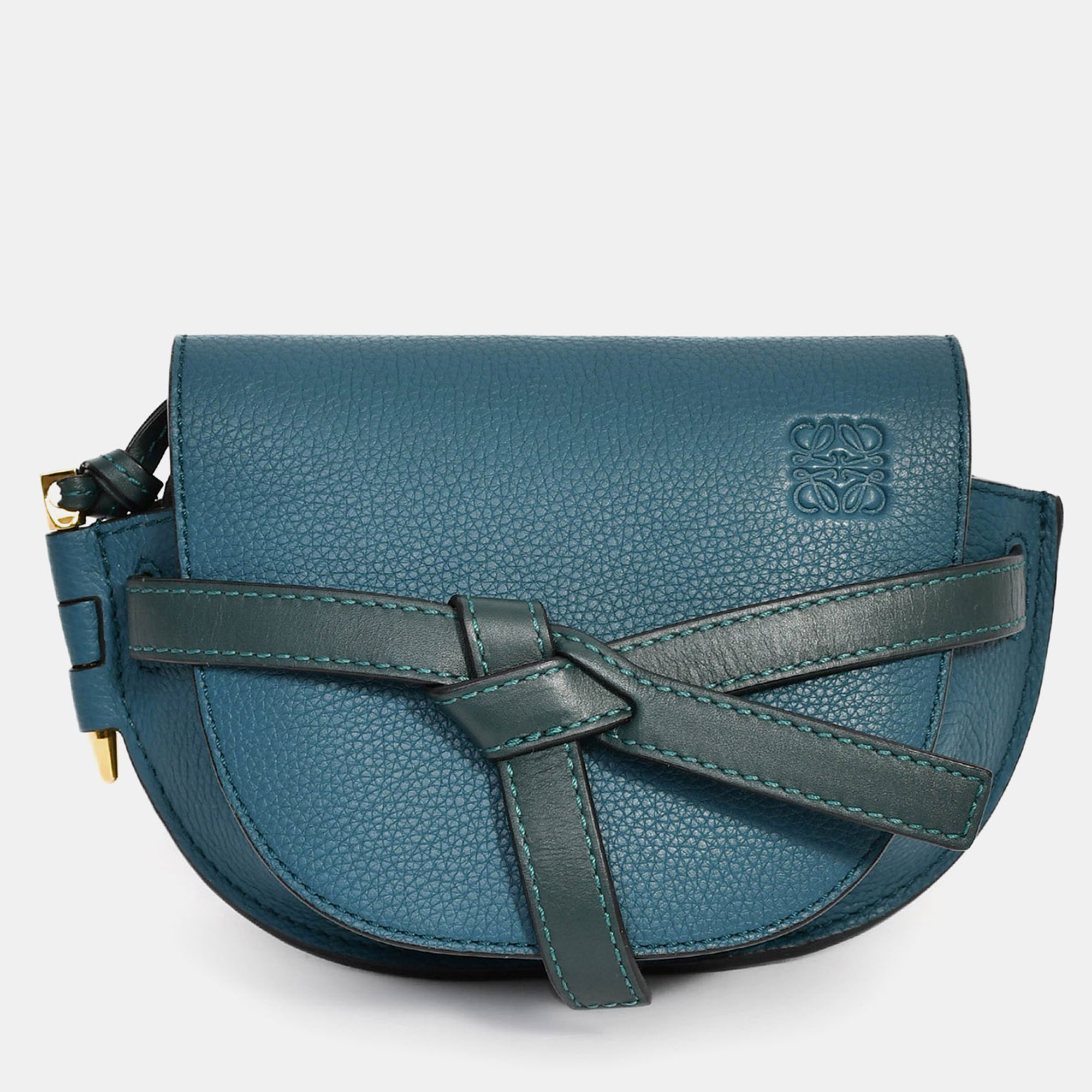

Loewe Blue Leather Mini Gate Crossbody Bag