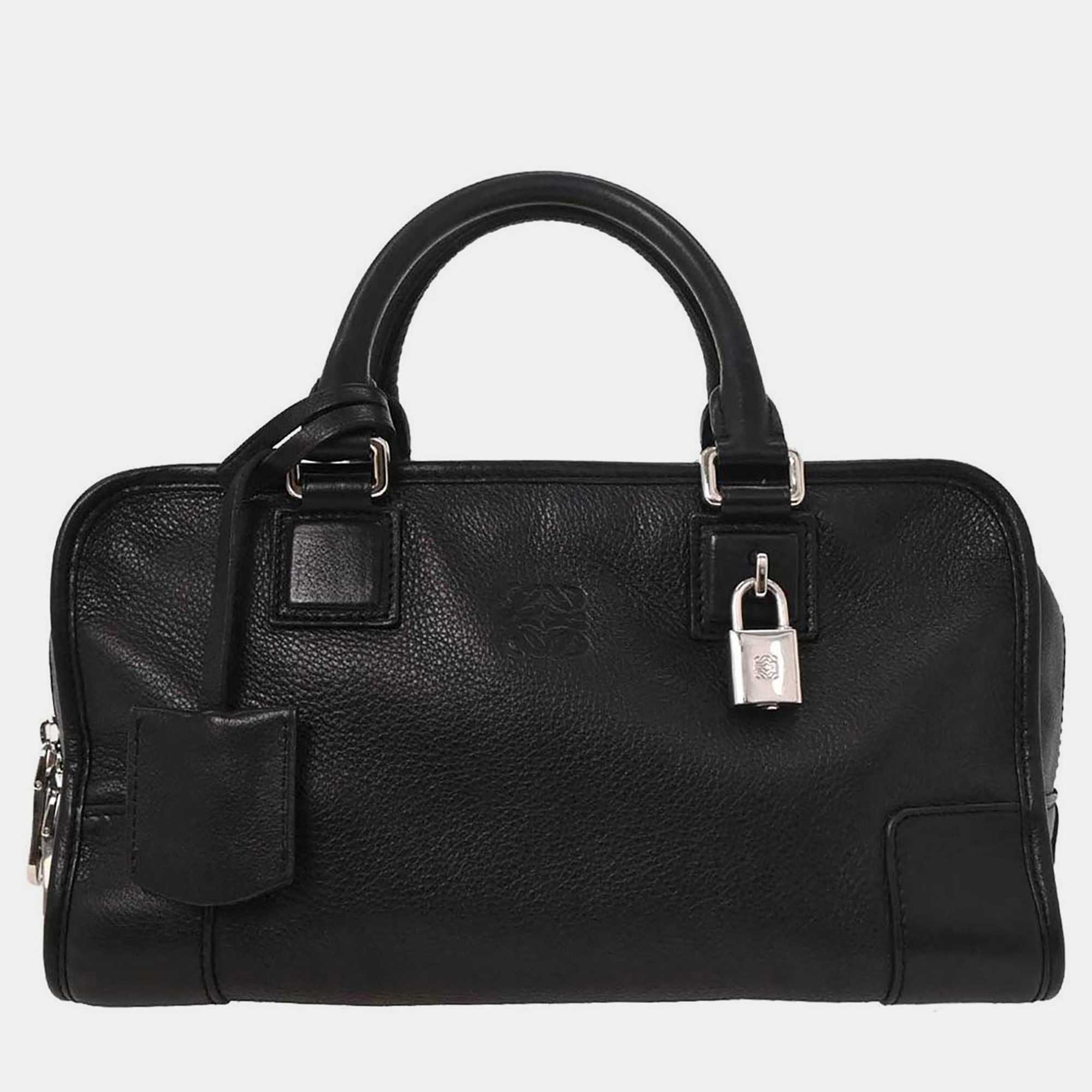 

Loewe Black Leather Amazona 28 Handbag